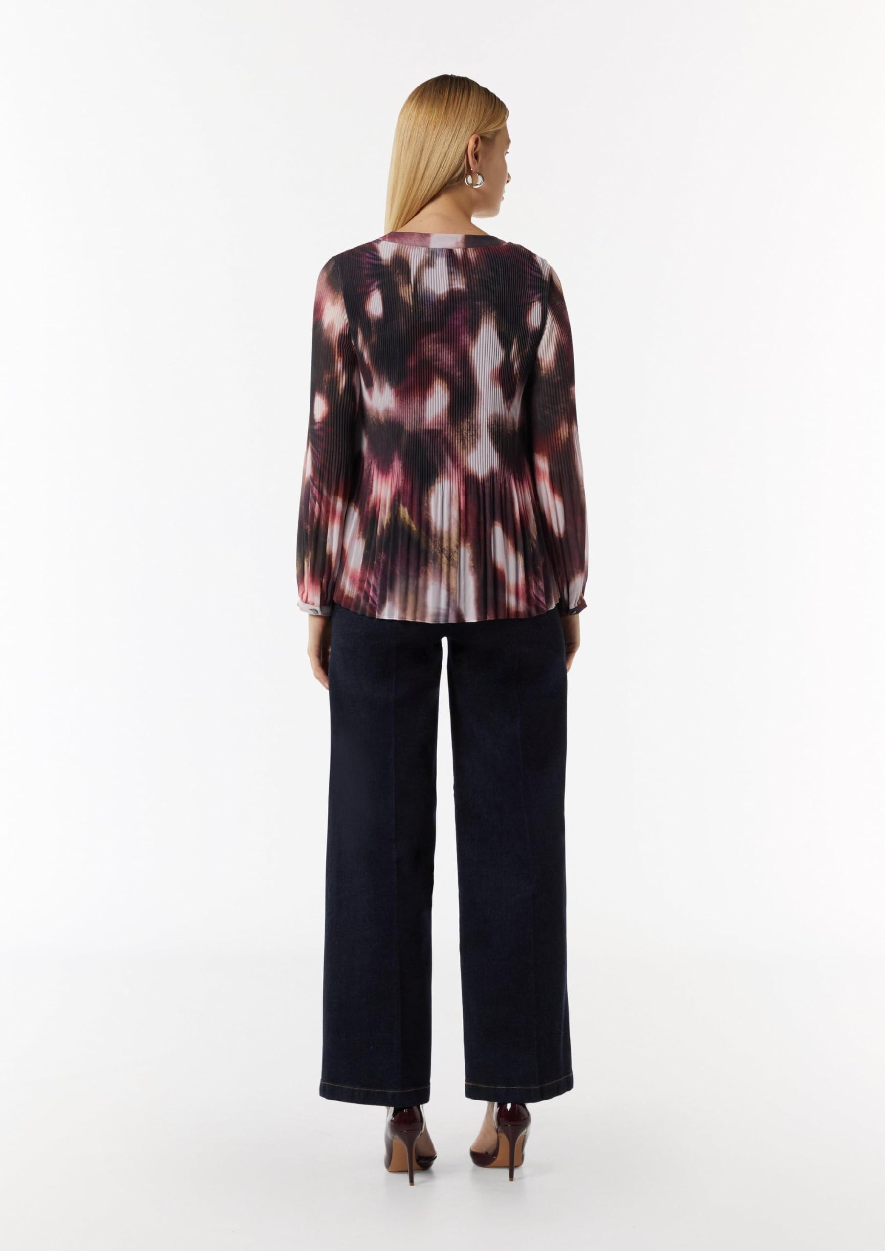 comma-blouses-tunika-bluse-chiffon-plissee-gr-36 image 6