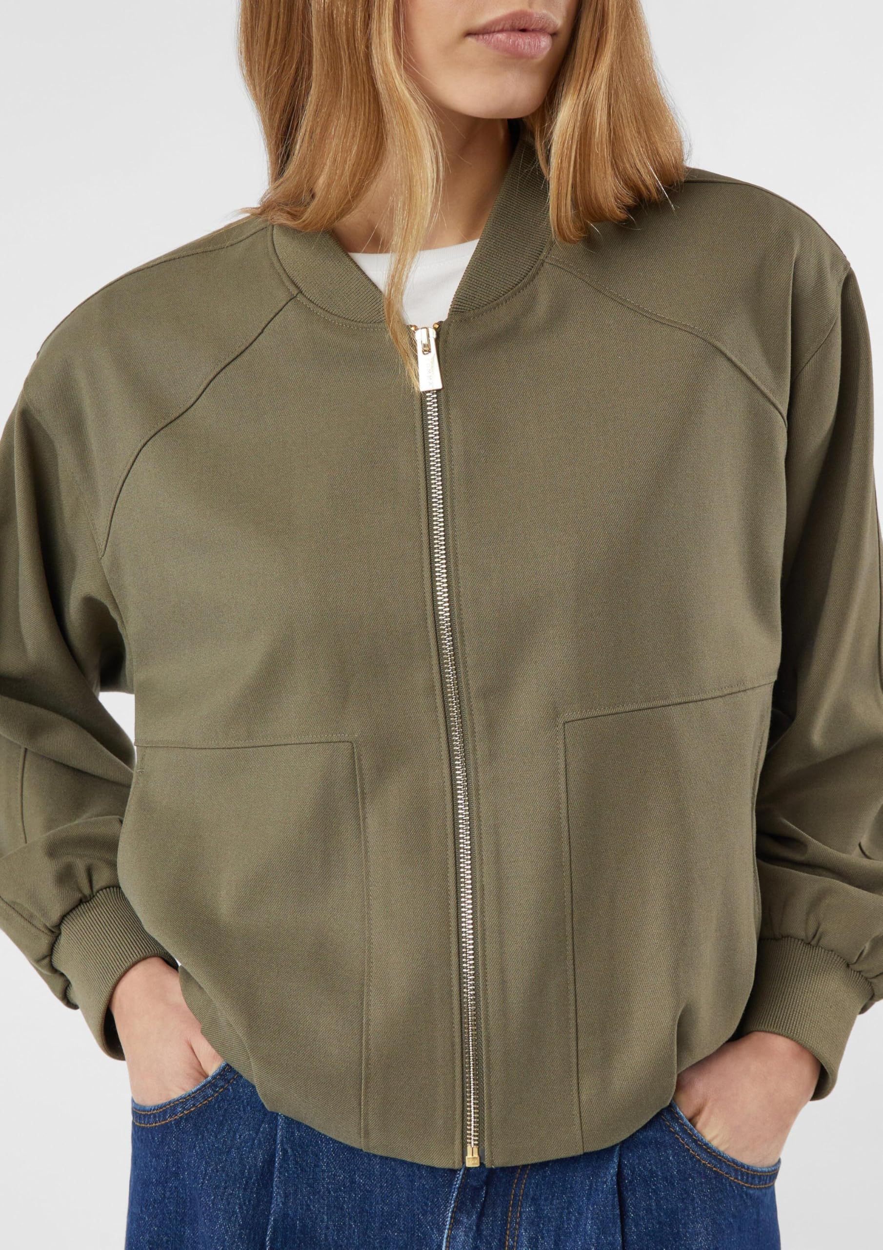 comma-indoor-jacke-bomberjacke-oliv-42-boxy image 5