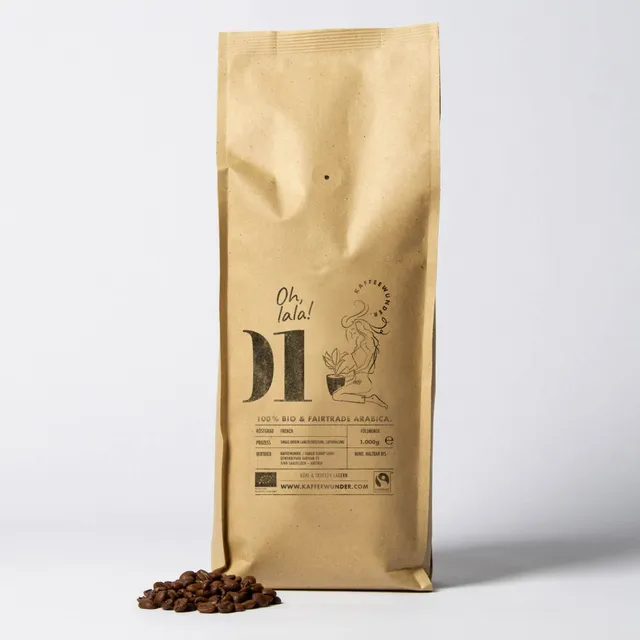 kaffeewunder-no-1-bio-arabica-kaffeebohnen-1kg-french-roast image 1