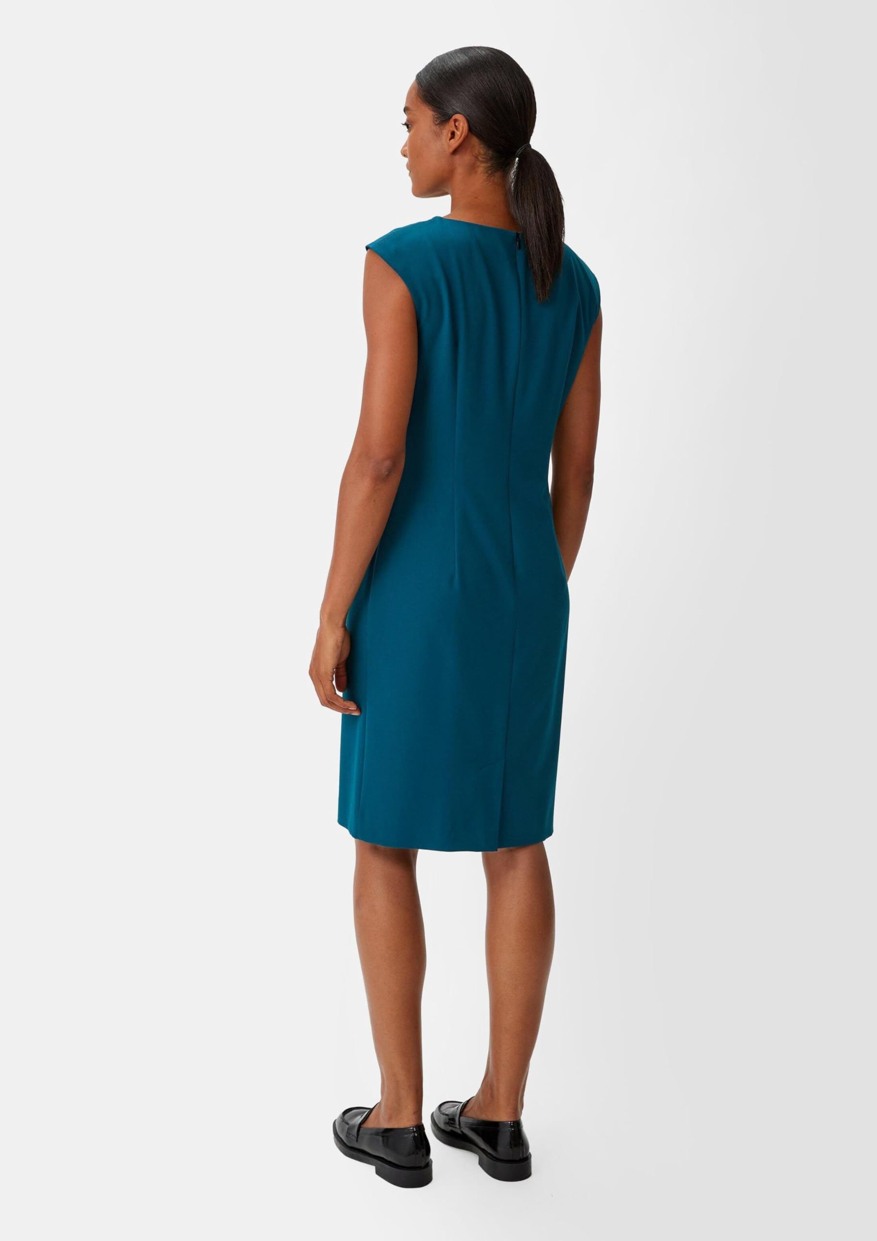 comma-twill-kleid-viskosemix-t-rkis-gr-40 image 6