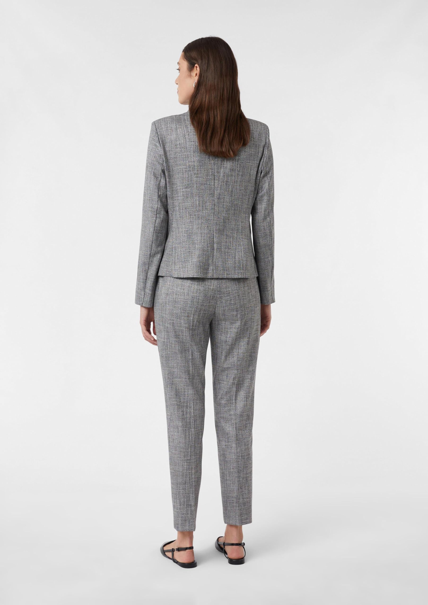 comma-blazers-taillierter-salt-pepper-blazer-gr-42 image 7