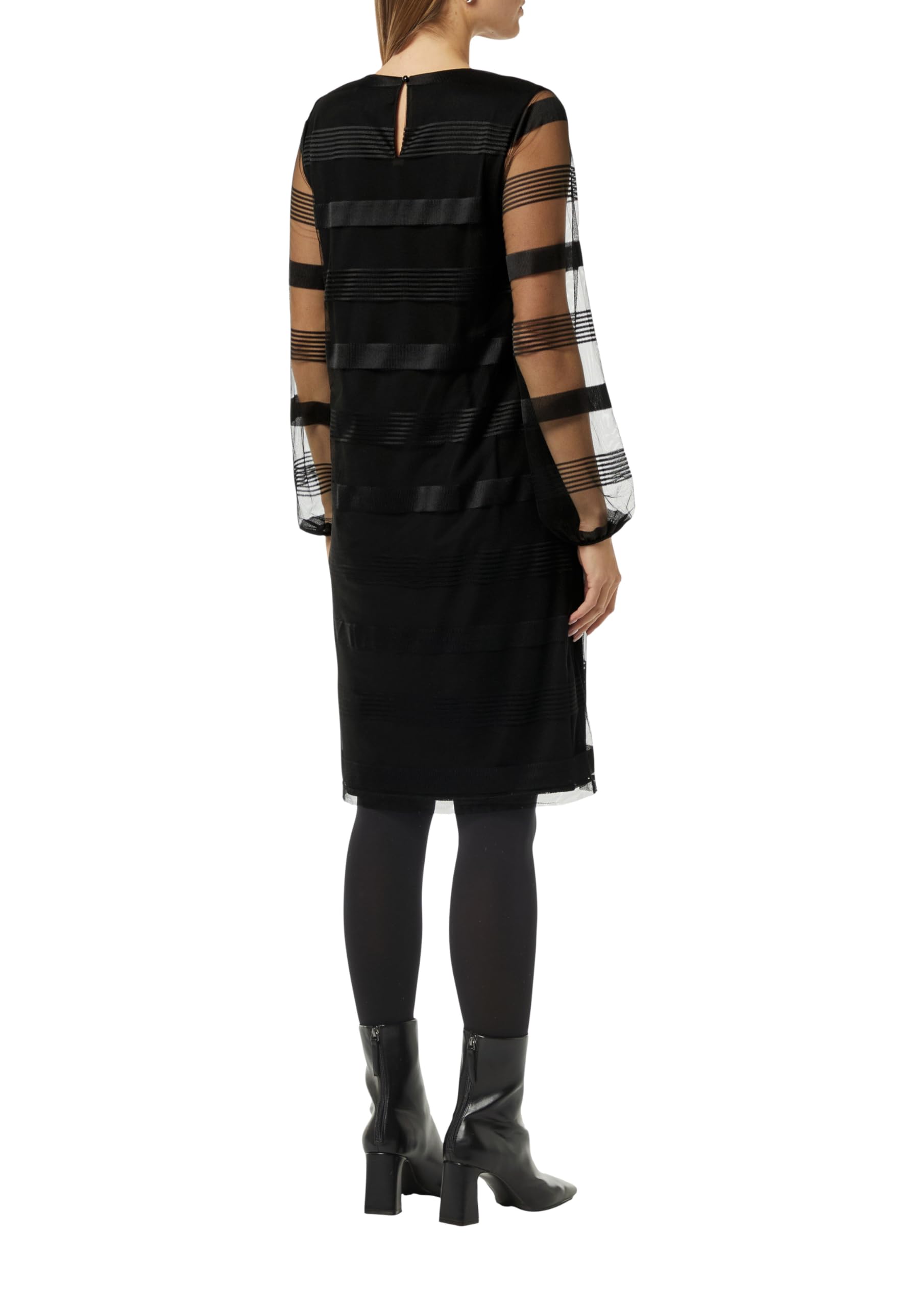 comma-mesh-kleid-gestreift-damen-gr-e-36-rundhals image 2