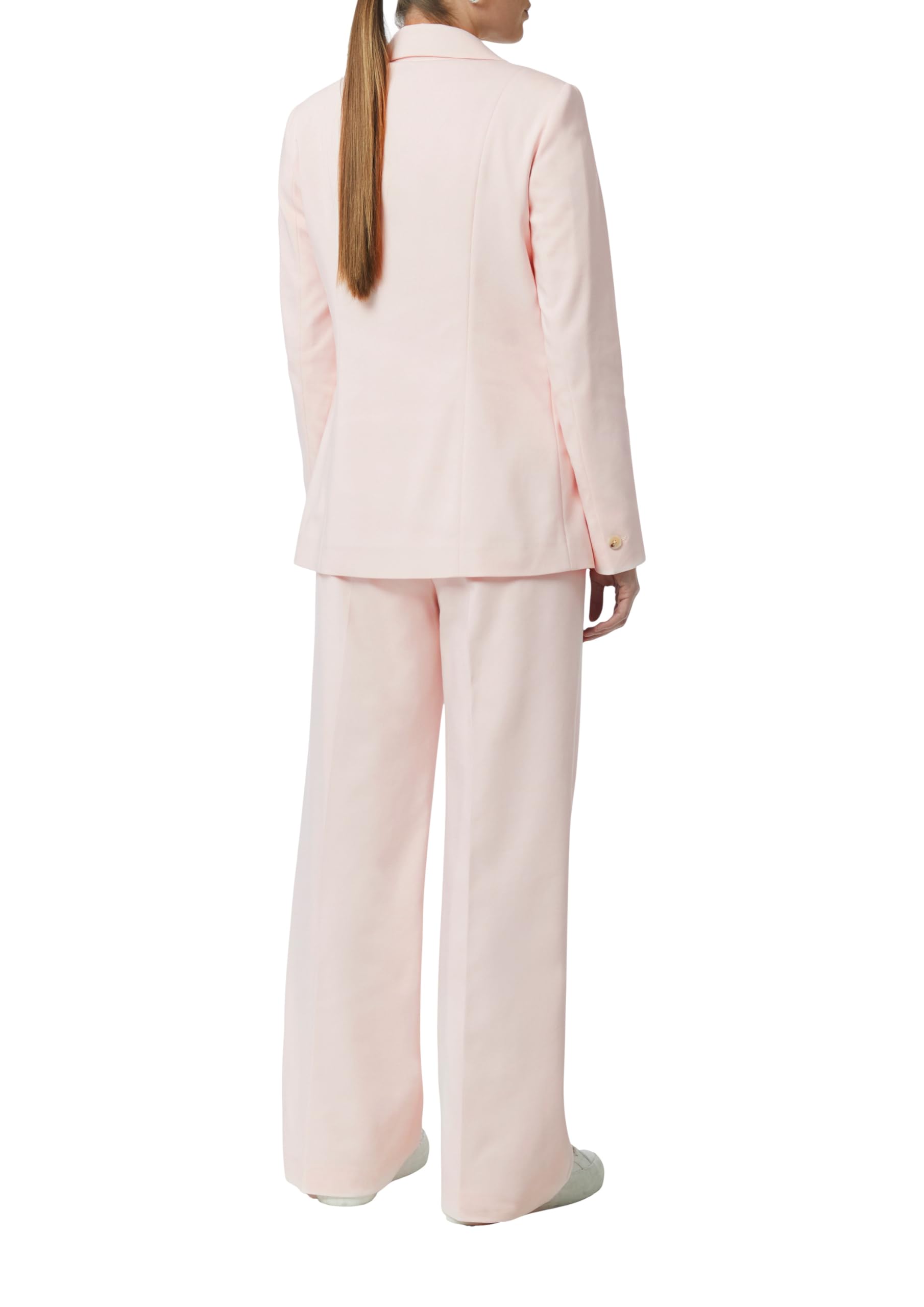 comma-taillierter-satin-blazer-hellblau-5084-pattentaschen image 2