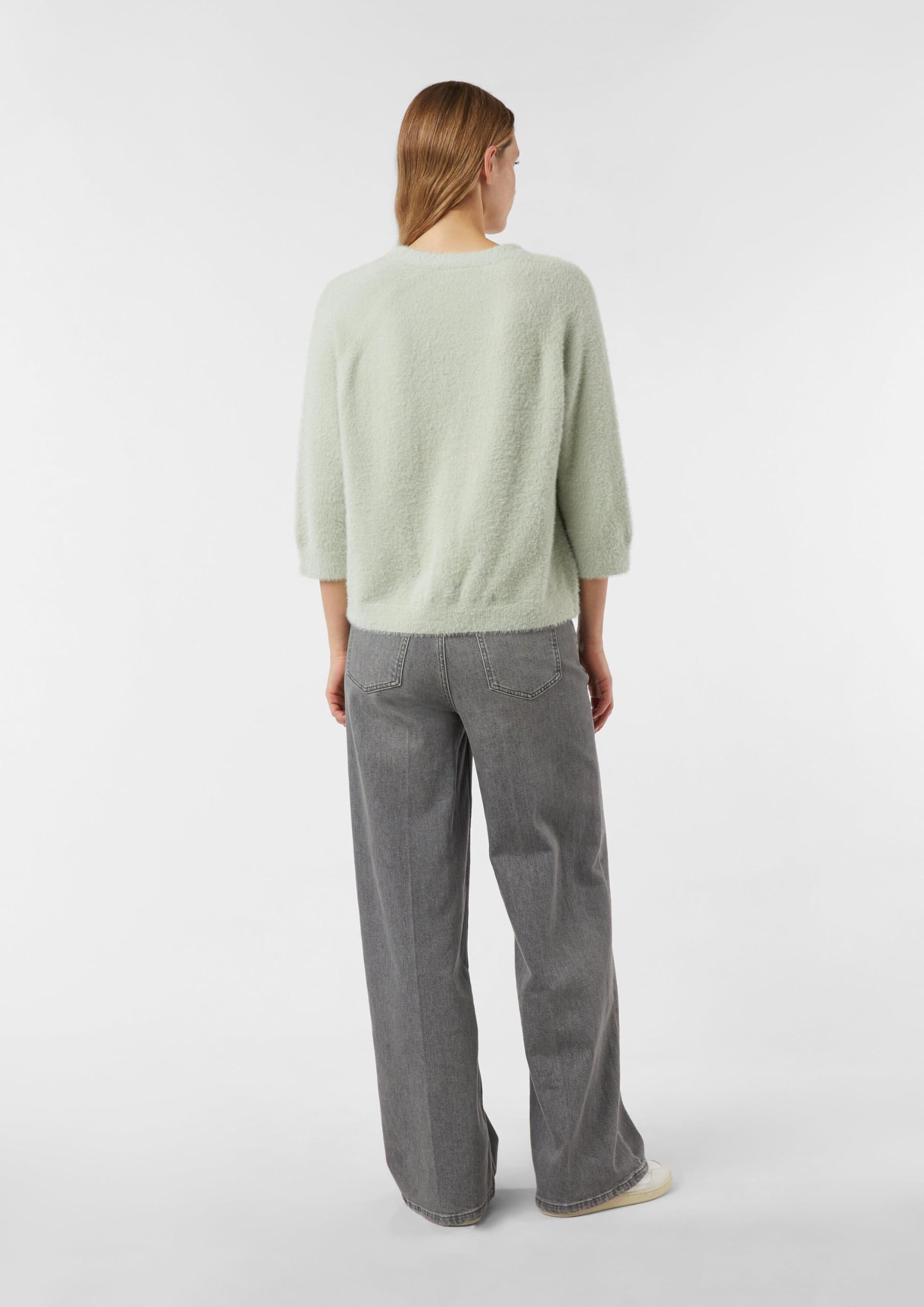 comma-strickjacke-feinstrick-3-4-rmel-cardigan-creme image 7