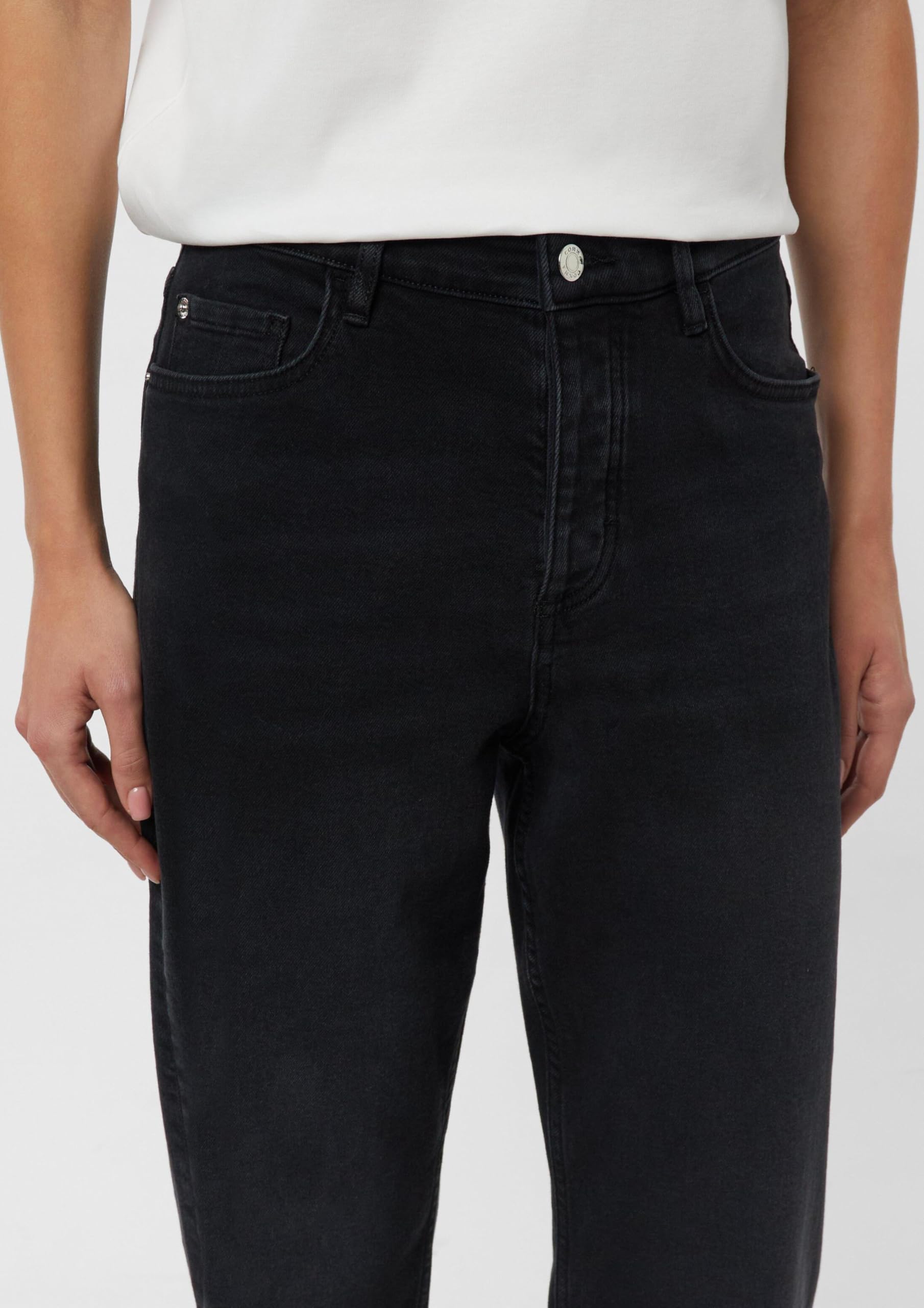 comma-jeans-high-rise-straight-damenjeans-42-schwarz image 4