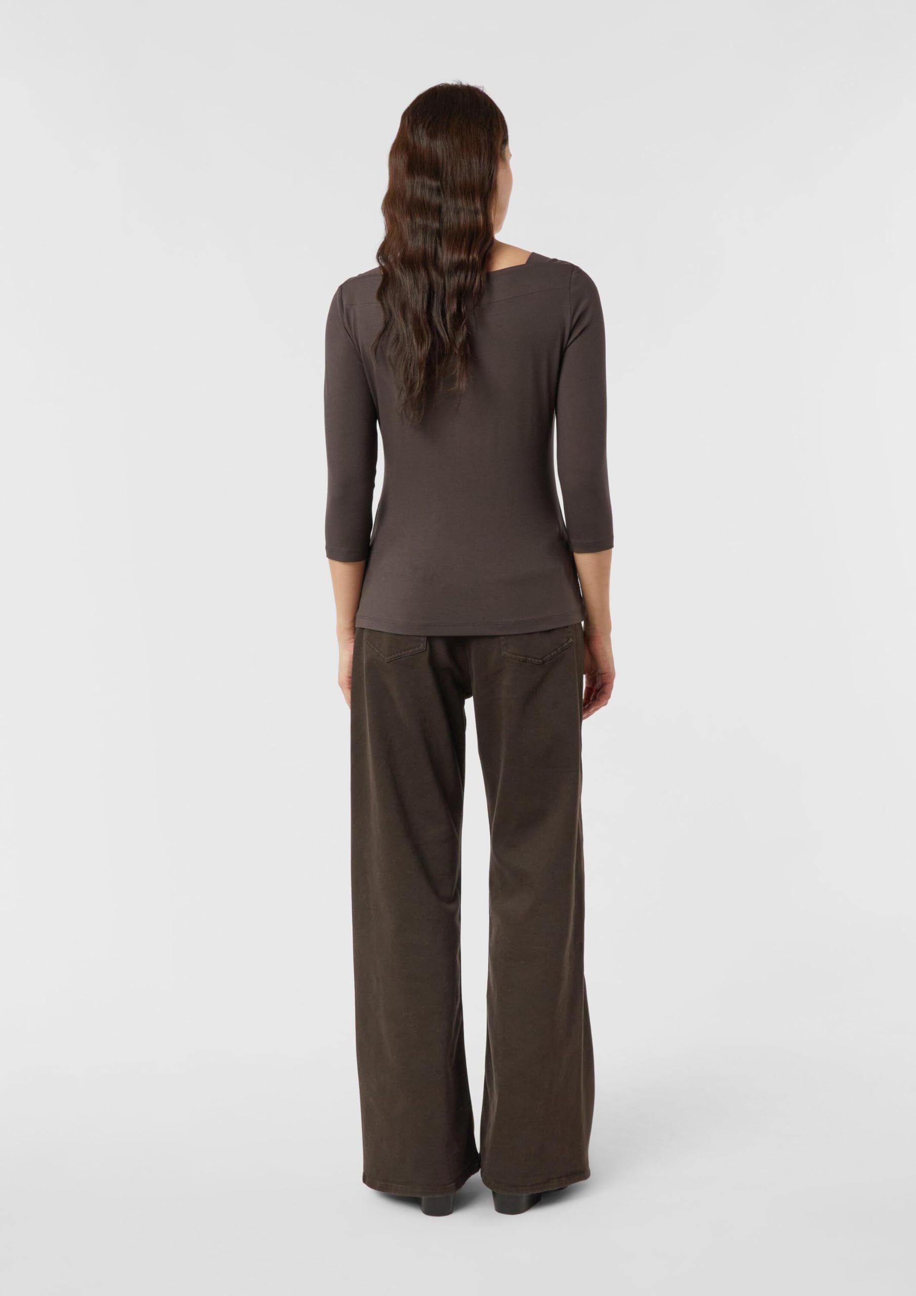 comma-viskoseshirt-slim-fit-3-4-rmel-gr-44 image 7