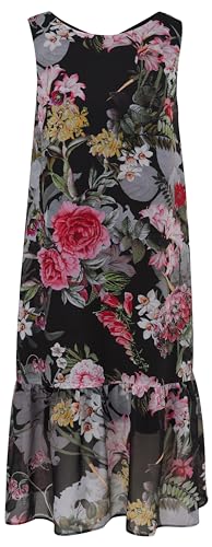 comma-kleid-damen-braun-floral-allover-print-dress image 6