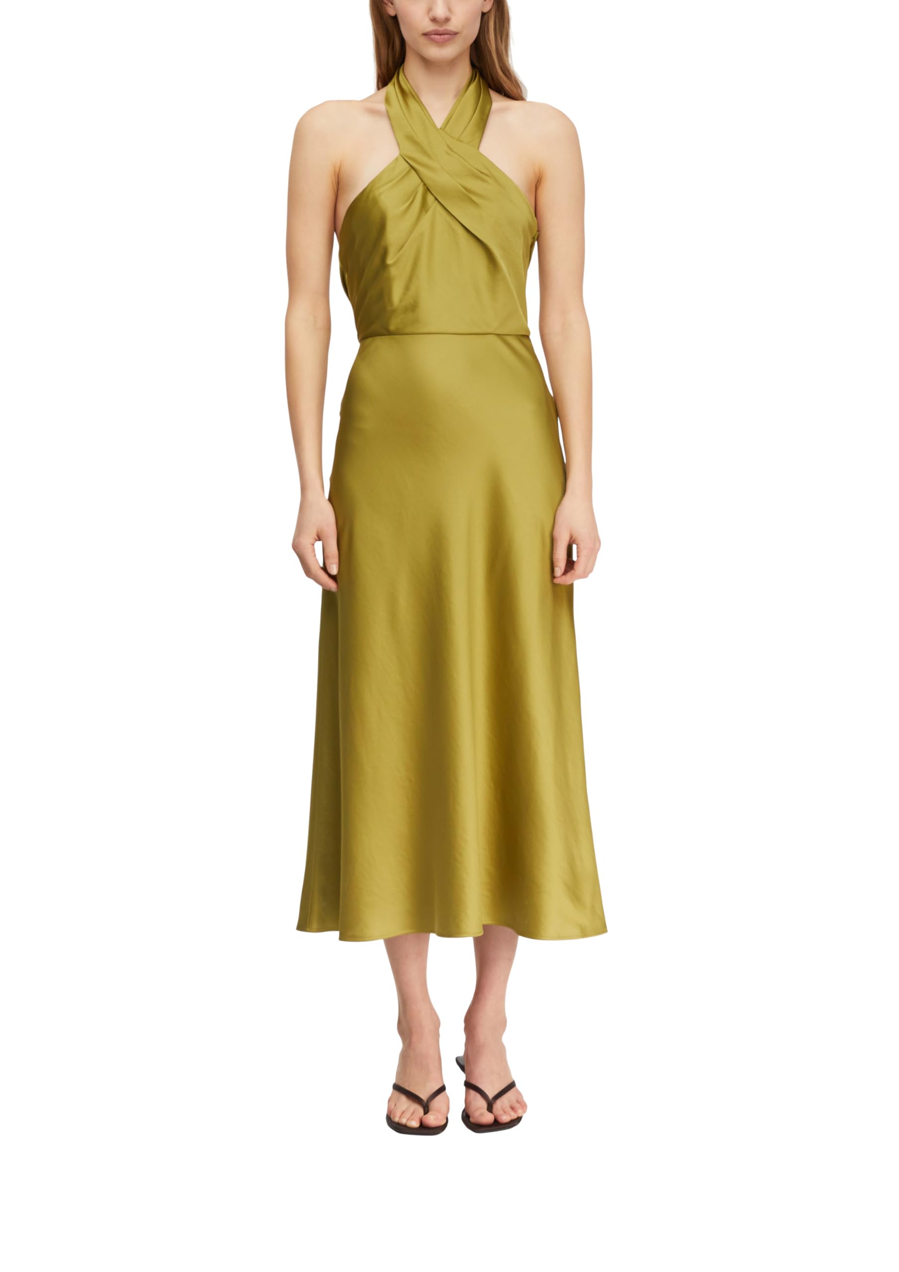 comma-satinkleid-mit-neckholder-kleid-40-altrosa image 8
