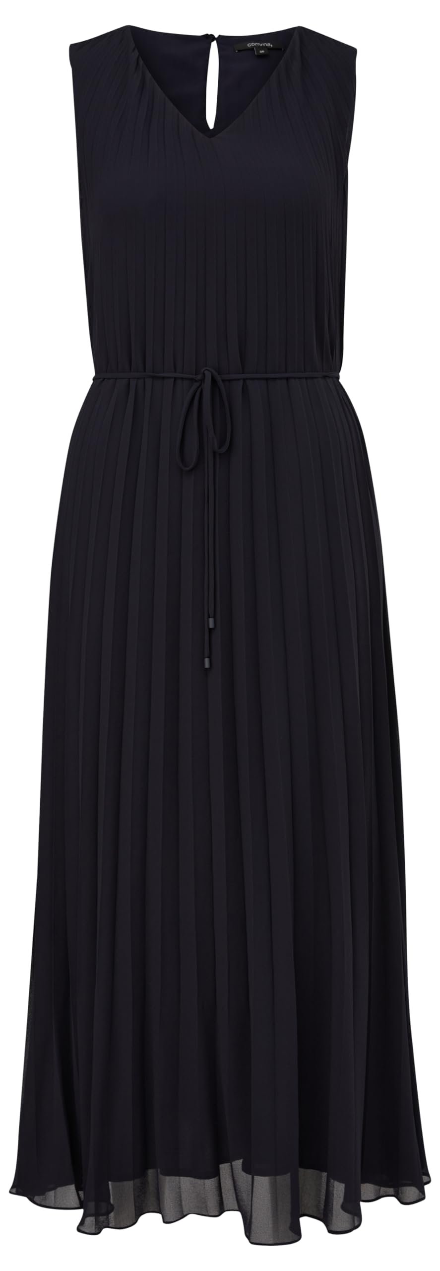 comma-kleid-midi-plisseefalten-blue-5976-gr-38 image 1