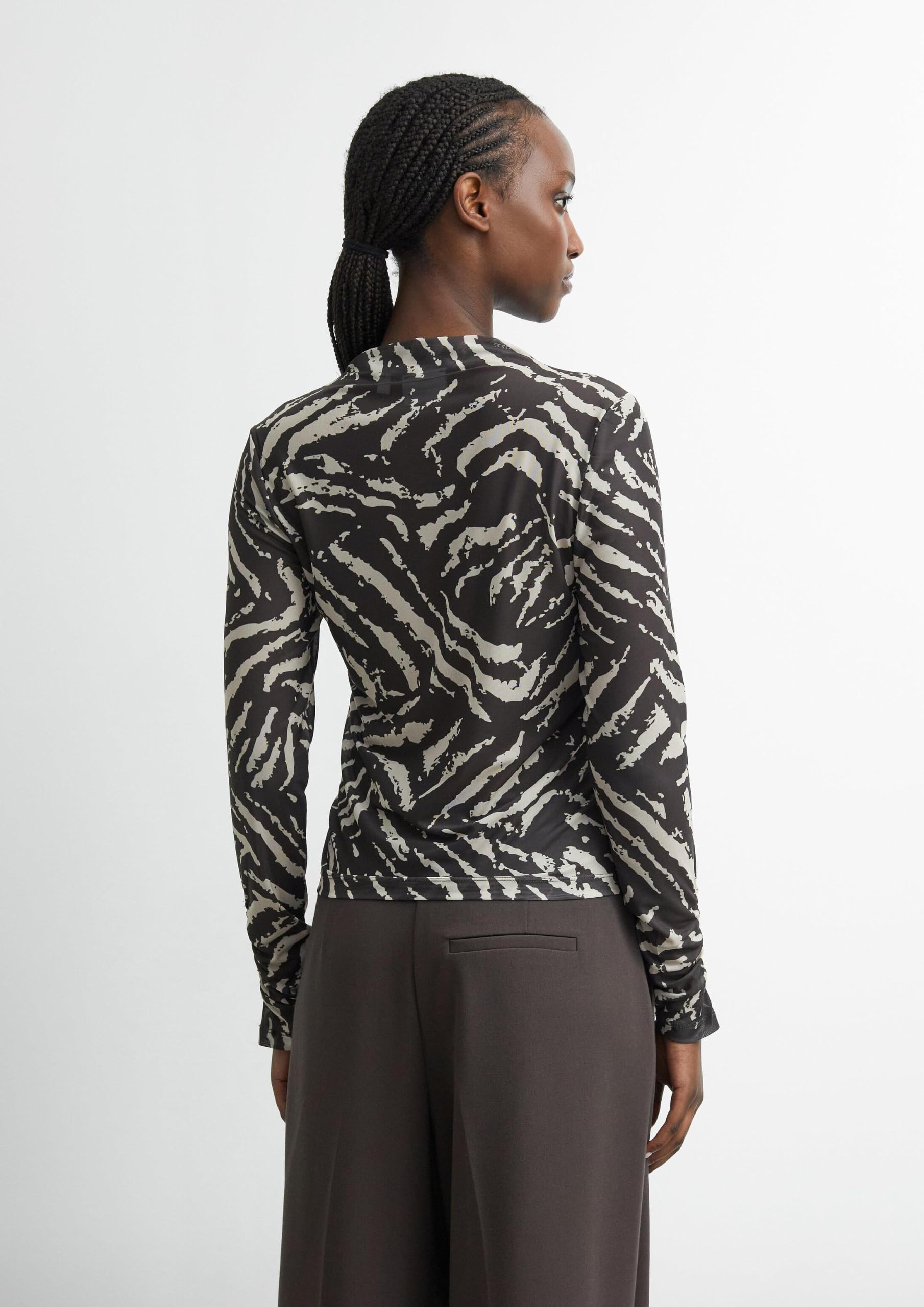 comma-2184531-mesh-shirt-animal-slim-damen-gr-44 image 7