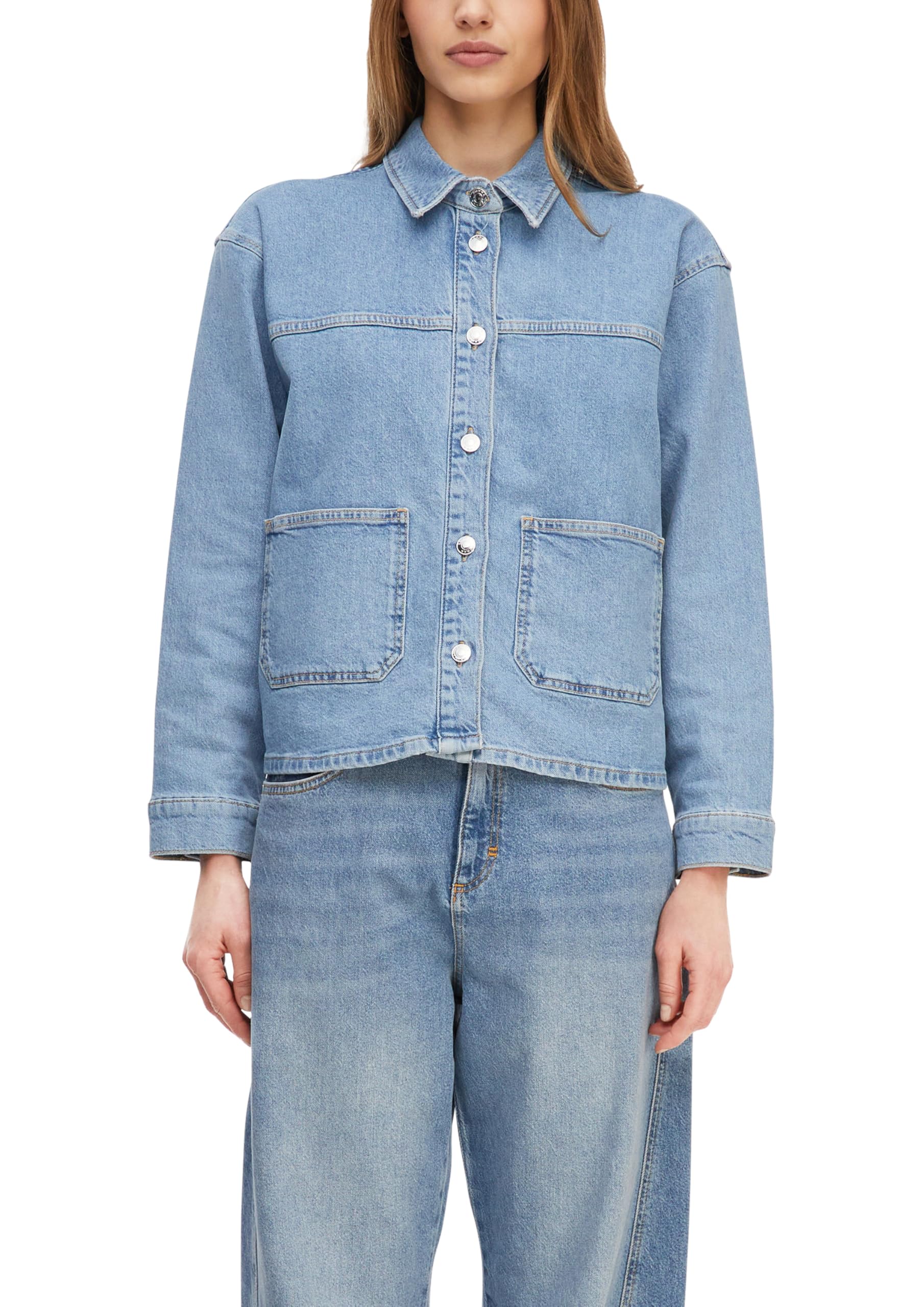 comma-jackets-jeansjacke-2179771-knopfleiste-gr-36 image 1