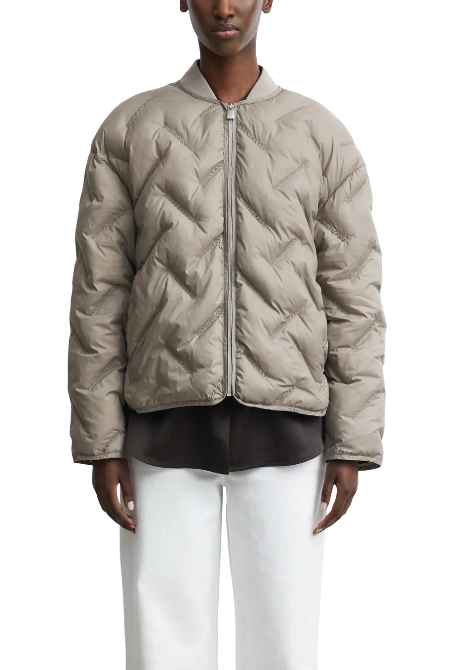 comma-steppjacke-damen-boyfriend-gr-l-sandfarben image 1