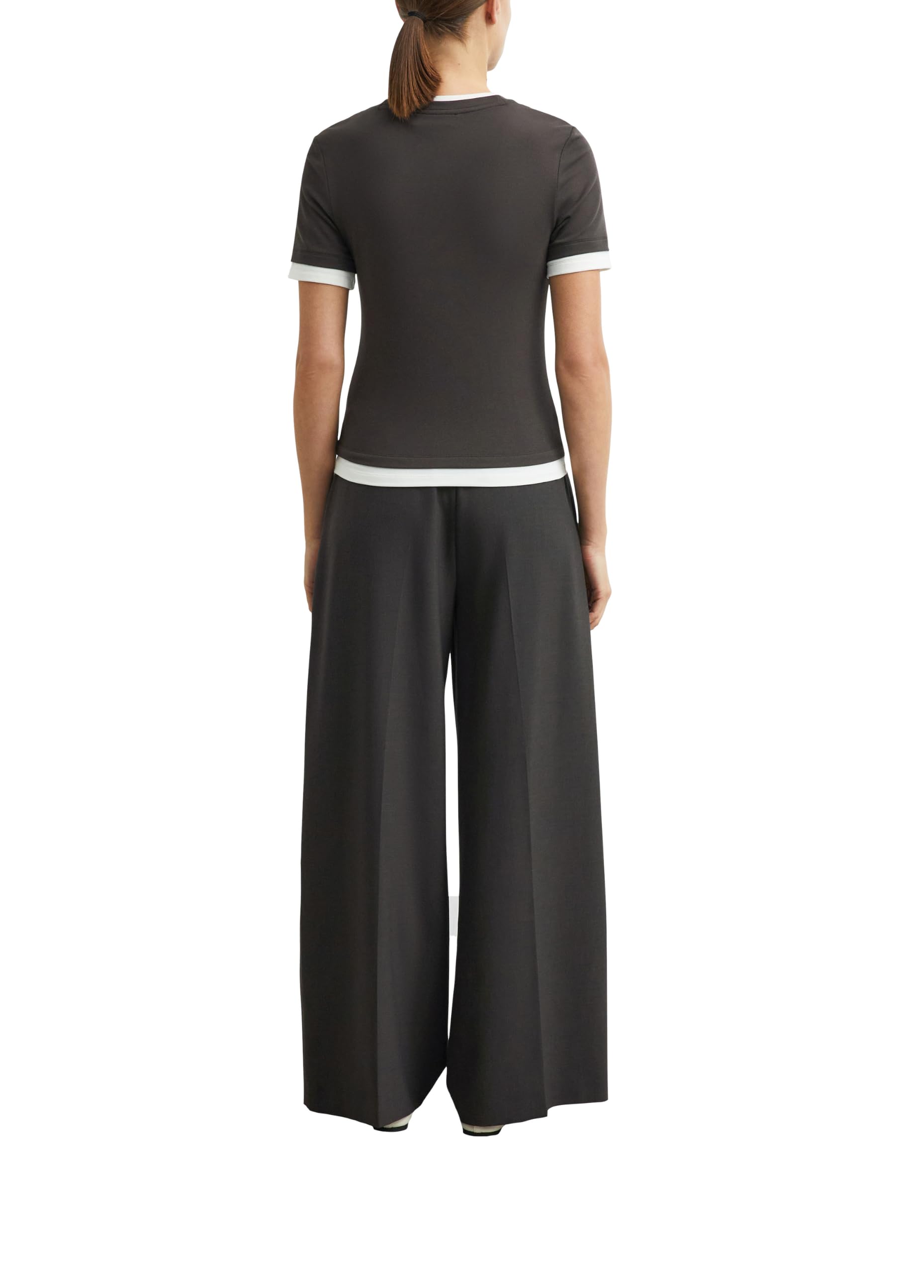 comma-bundfaltenhose-wide-leg-hose-gr-32-viskosemix-b-gelfalte image 2