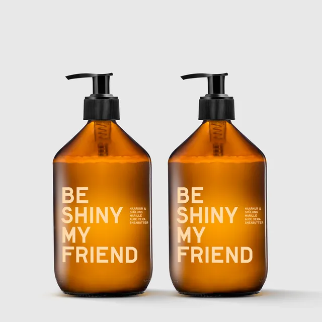 be-my-friend-bundles-be-shiny-haarsp-lung-2x500ml-vegan image 1