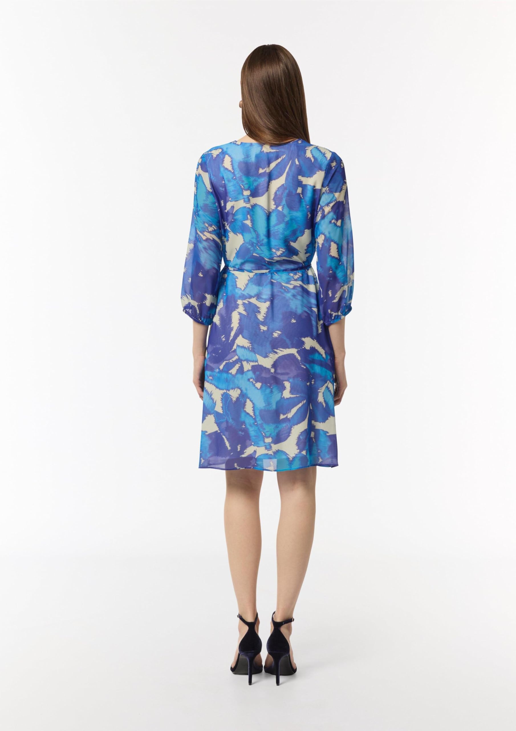 comma-chiffon-kleid-damen-himmelblau-gr-36-kurz image 6