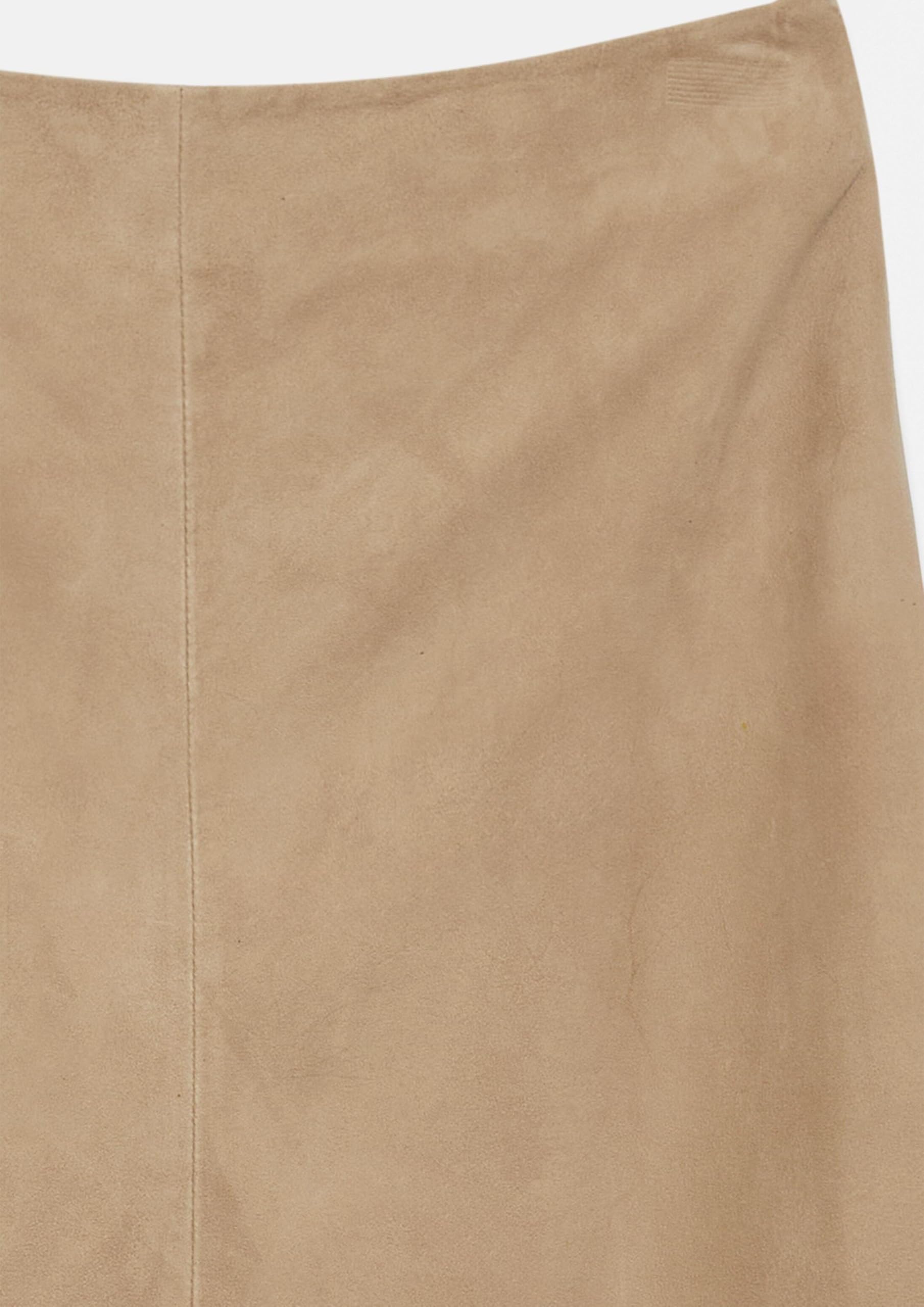 comma-skirts-rock-veloursleder-midi-ausgestellt image 6