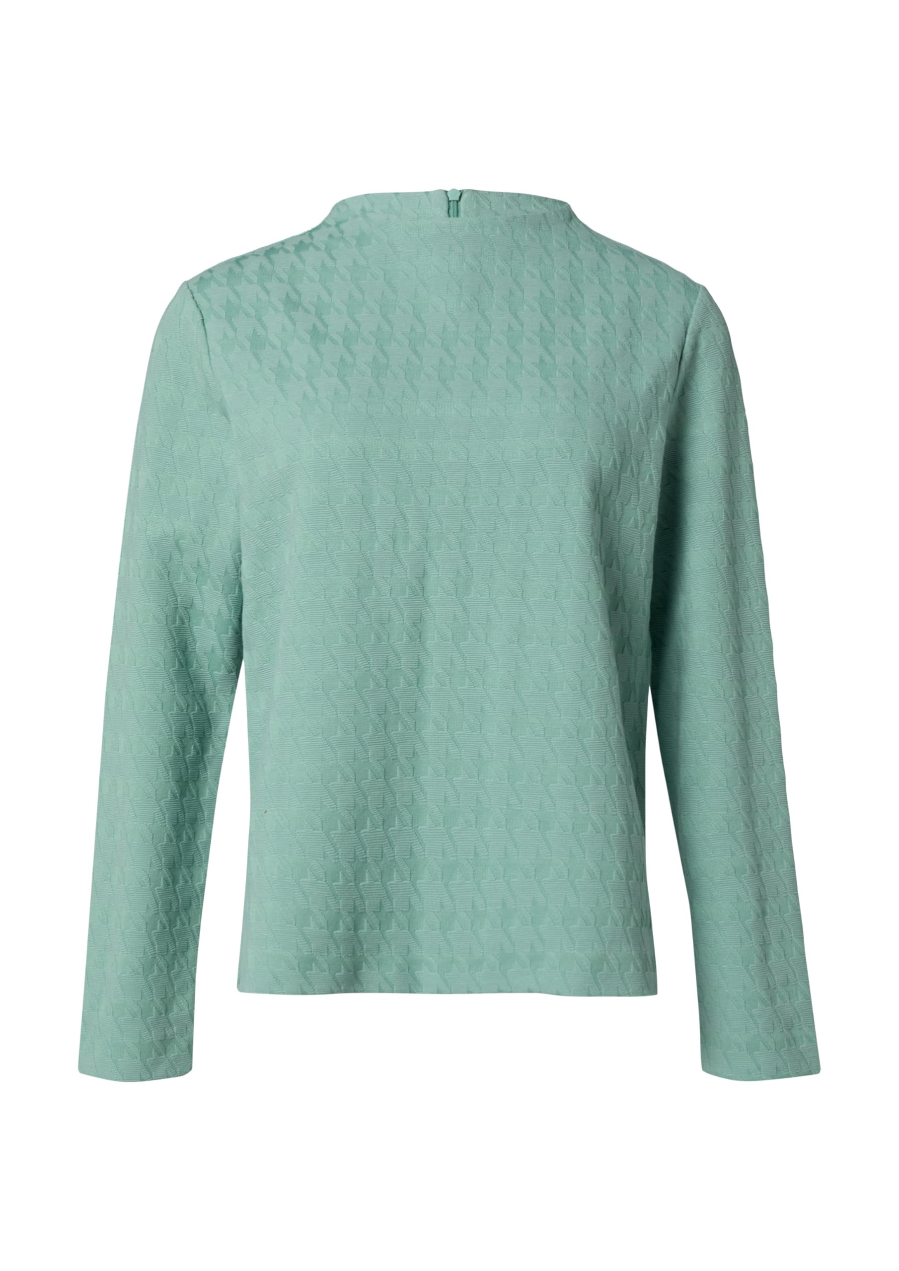 comma-jerseyshirt-hahnentrittmuster-stehkragen-sweatshirt image 3