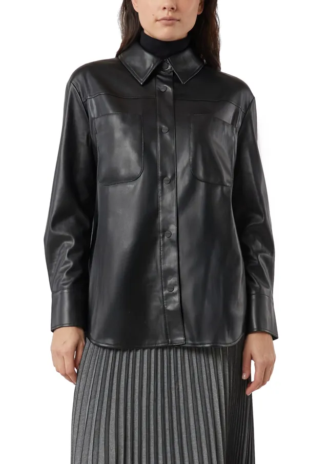 comma-overshirt-kunstleder-jacke-damen-gr-44-lederimitat image 1