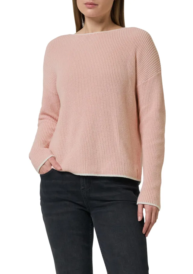 comma-knitwear-strickpullover-baumwolle-sandstein image 1