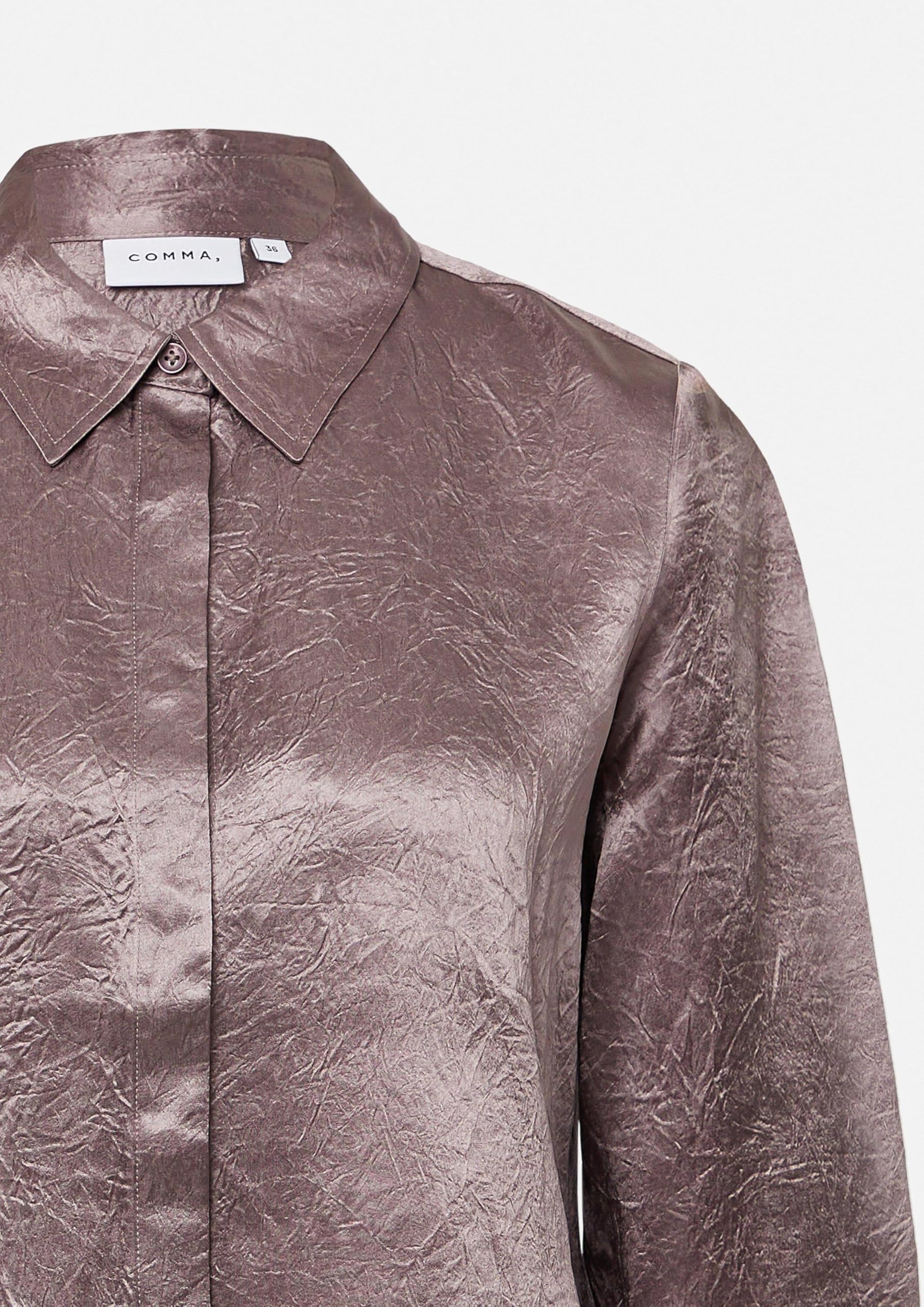 comma-hemdbluse-crinkled-satin-altrosa-42 image 7