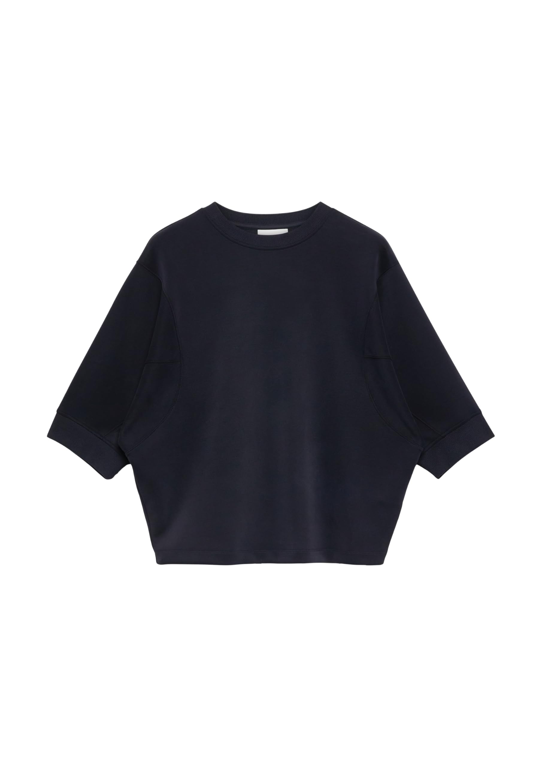 comma-sweatshirt-damen-langarm-baumwolle-uni image 4