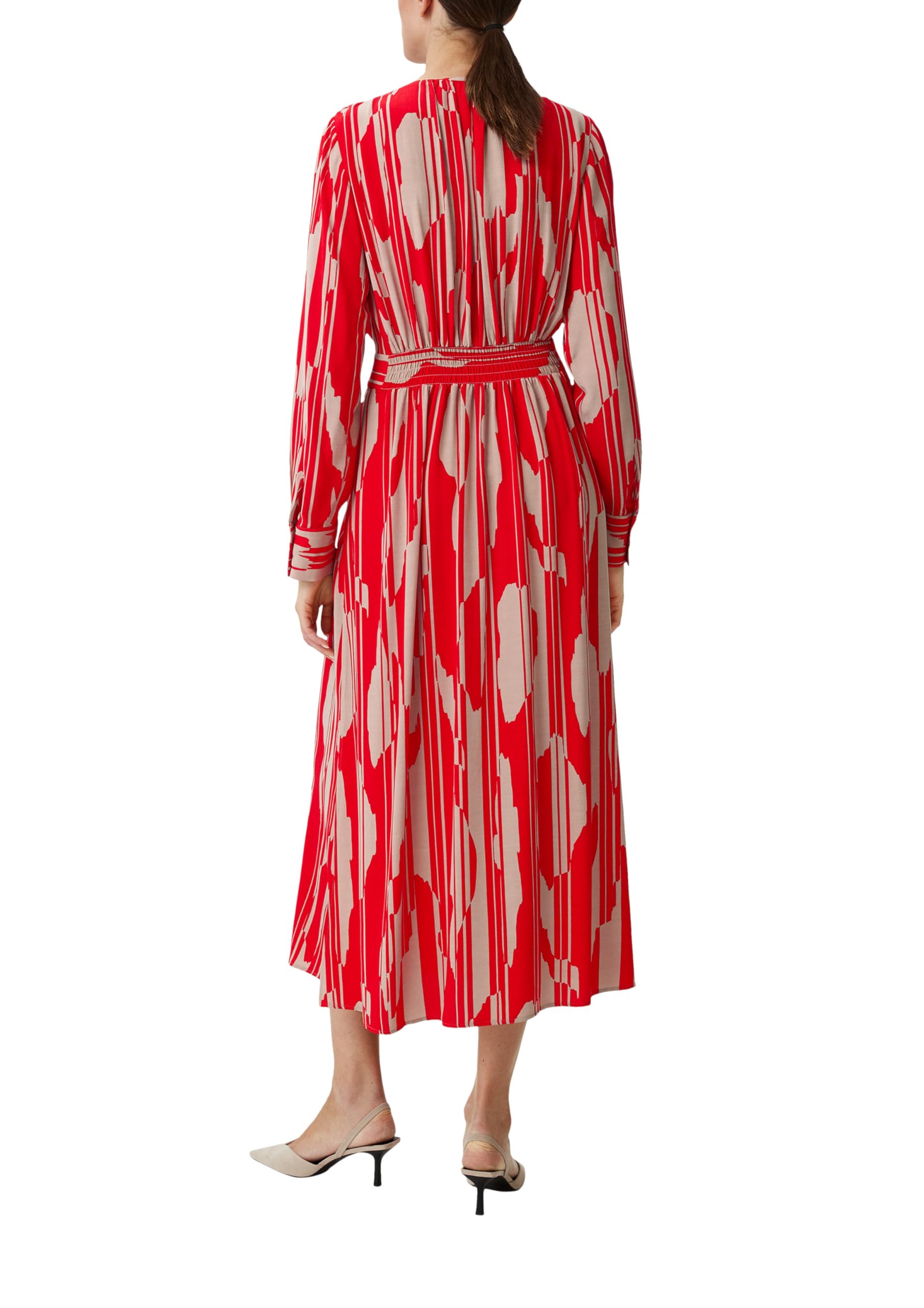 comma-maxikleid-viskose-cr-pe-allover-print-g-rtel image 2