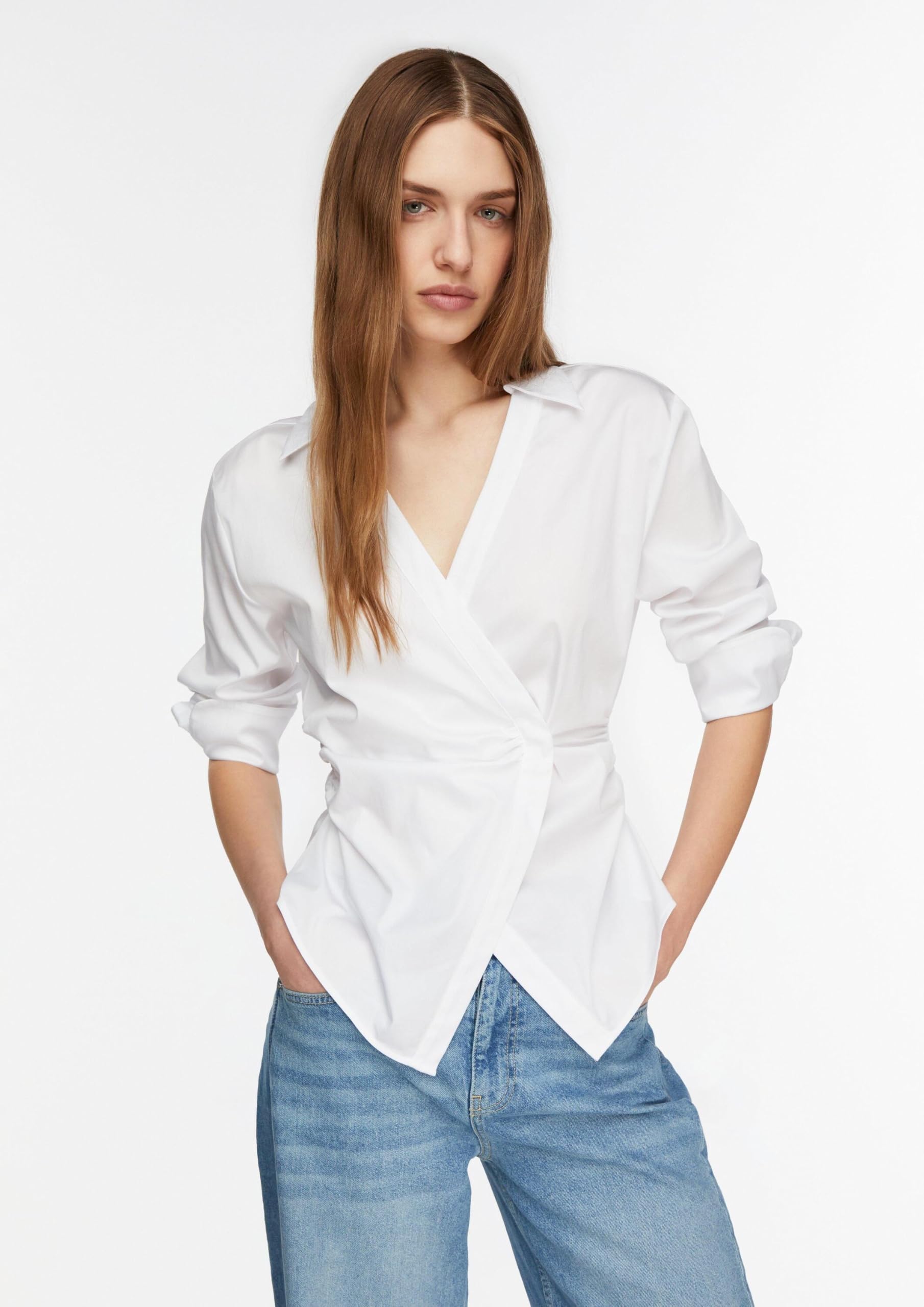 comma-2181544-damen-wickelbluse-gr-38-elegant image 3