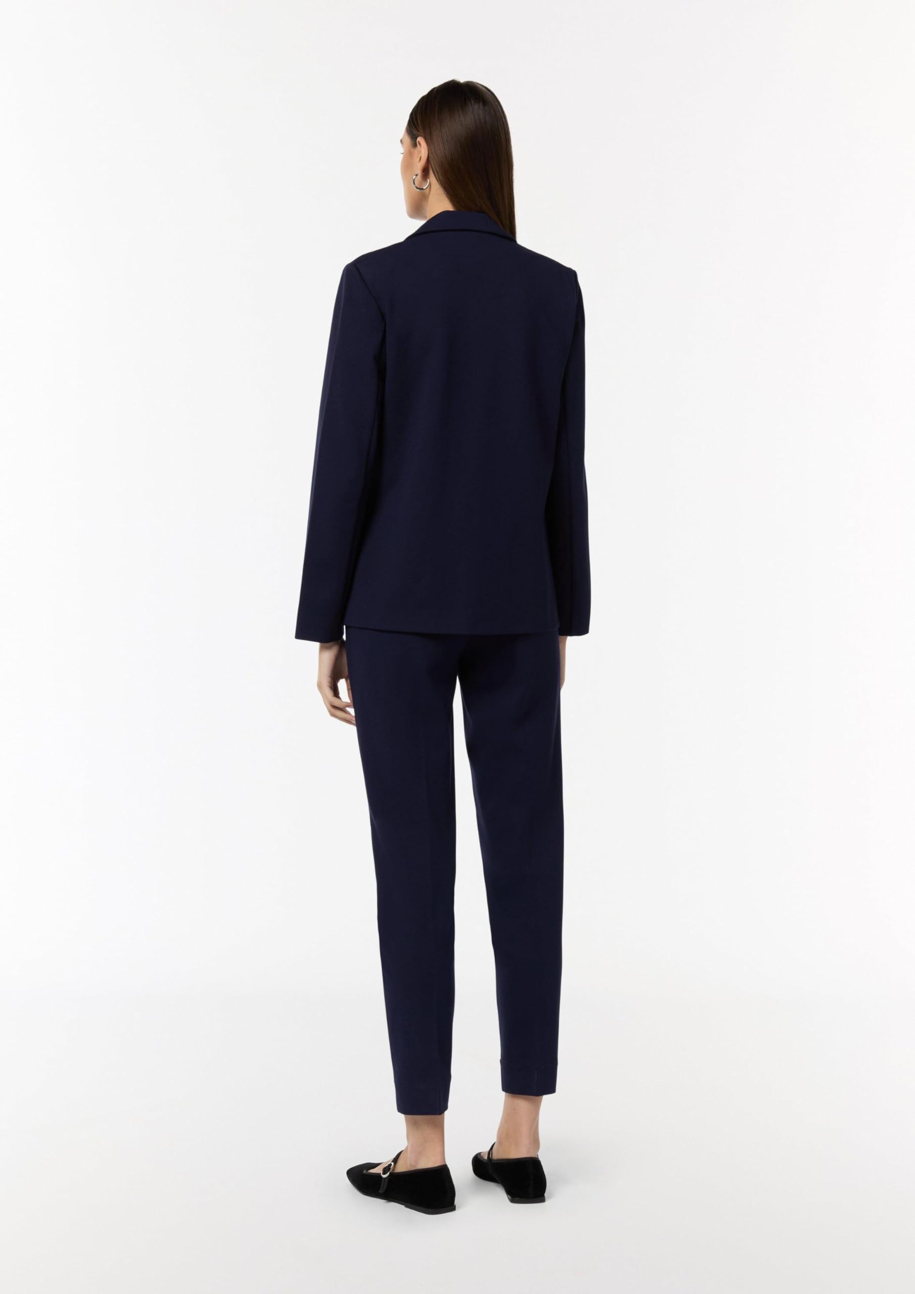 comma-jersey-blazer-gr-34-navy-elastisch image 7