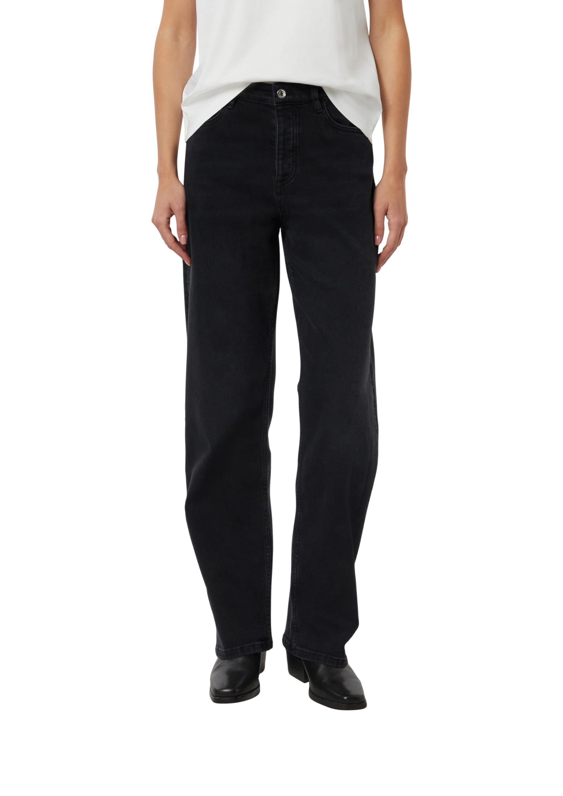 comma-jeans-high-rise-straight-damenjeans-42-schwarz image 1