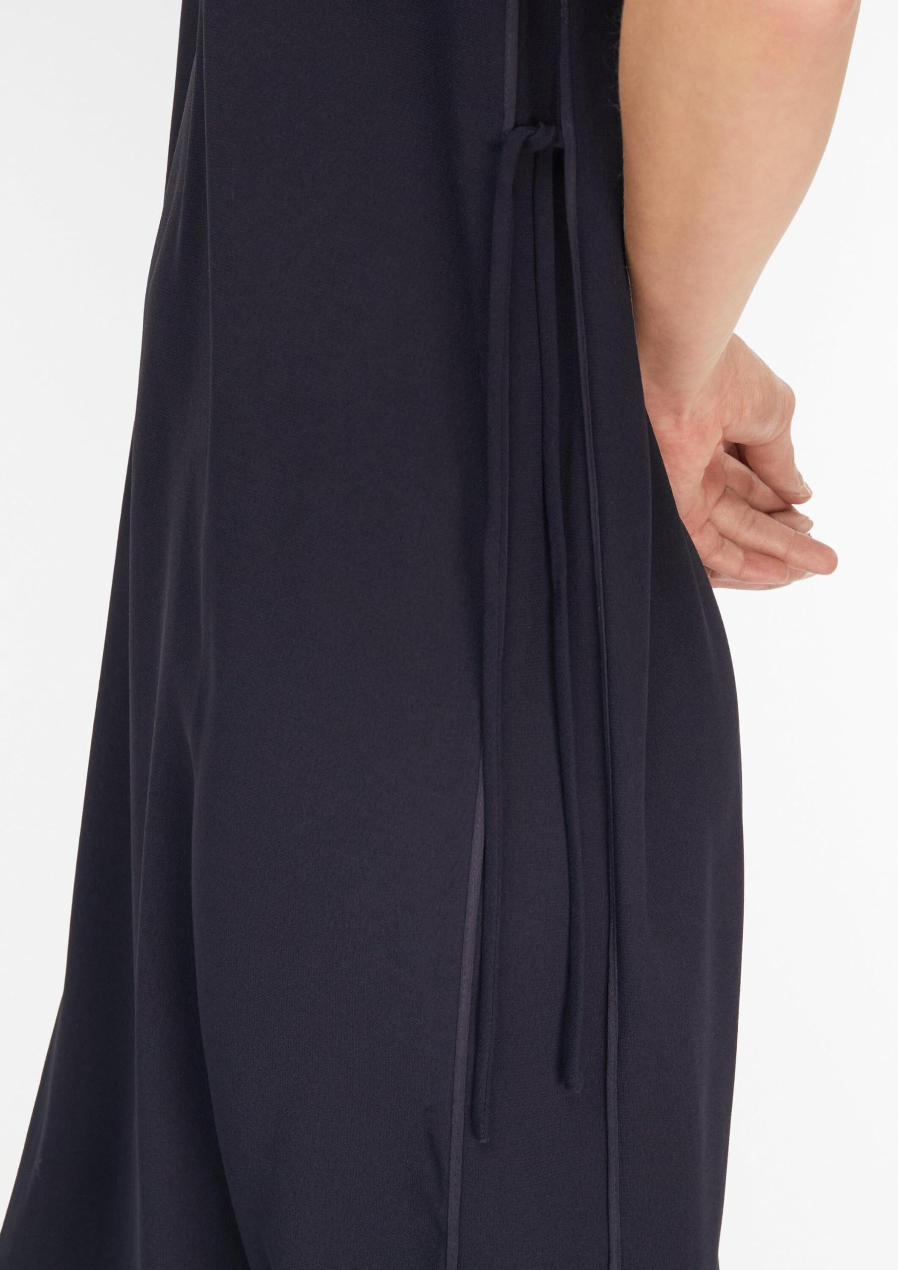comma-dresses-midikleid-v-ausschnitt-loose-fit-gr-e-40-mit-bindeg-rtel image 4