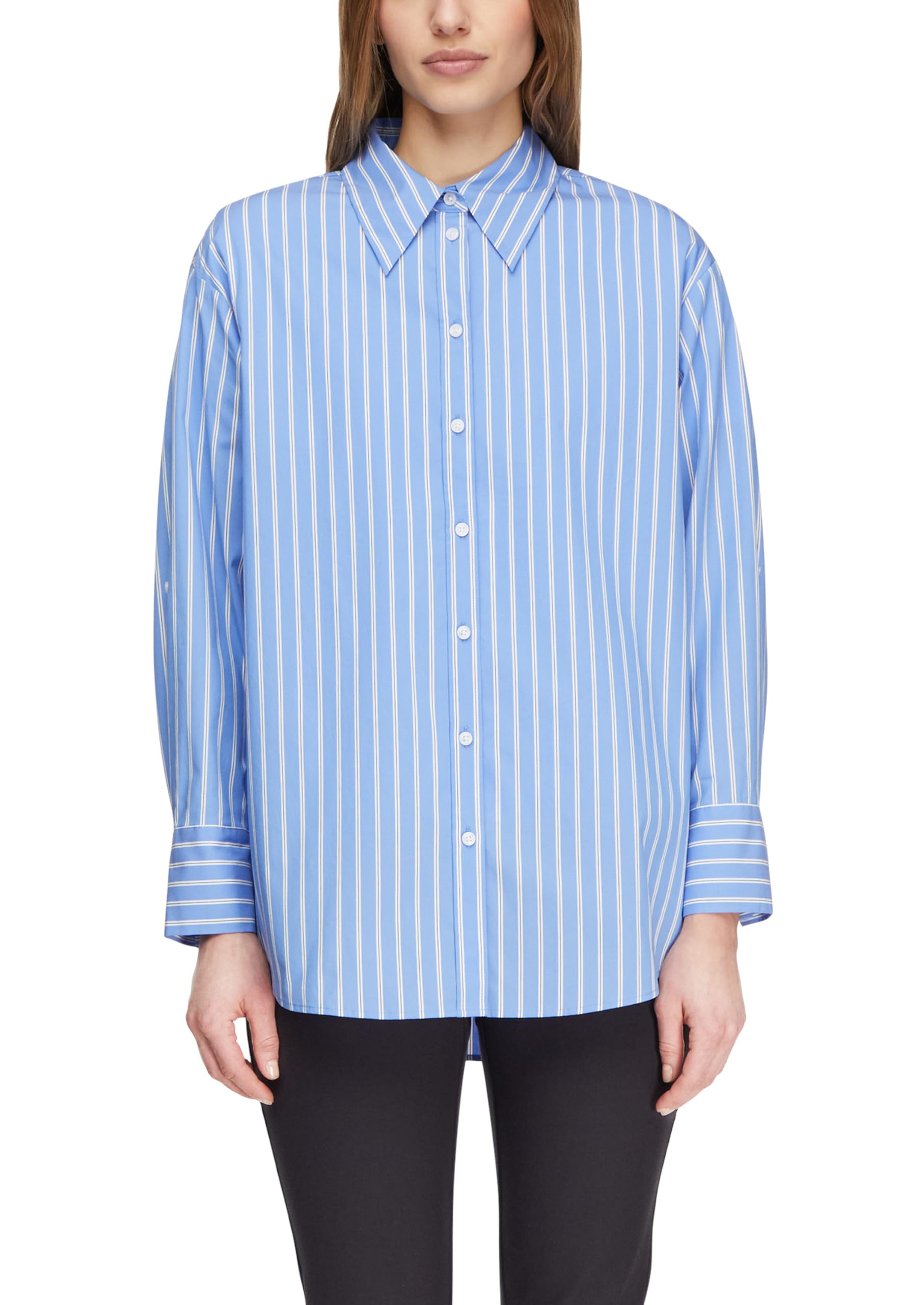 comma-oversize-bluse-popeline-langarm-gr-44 image 1