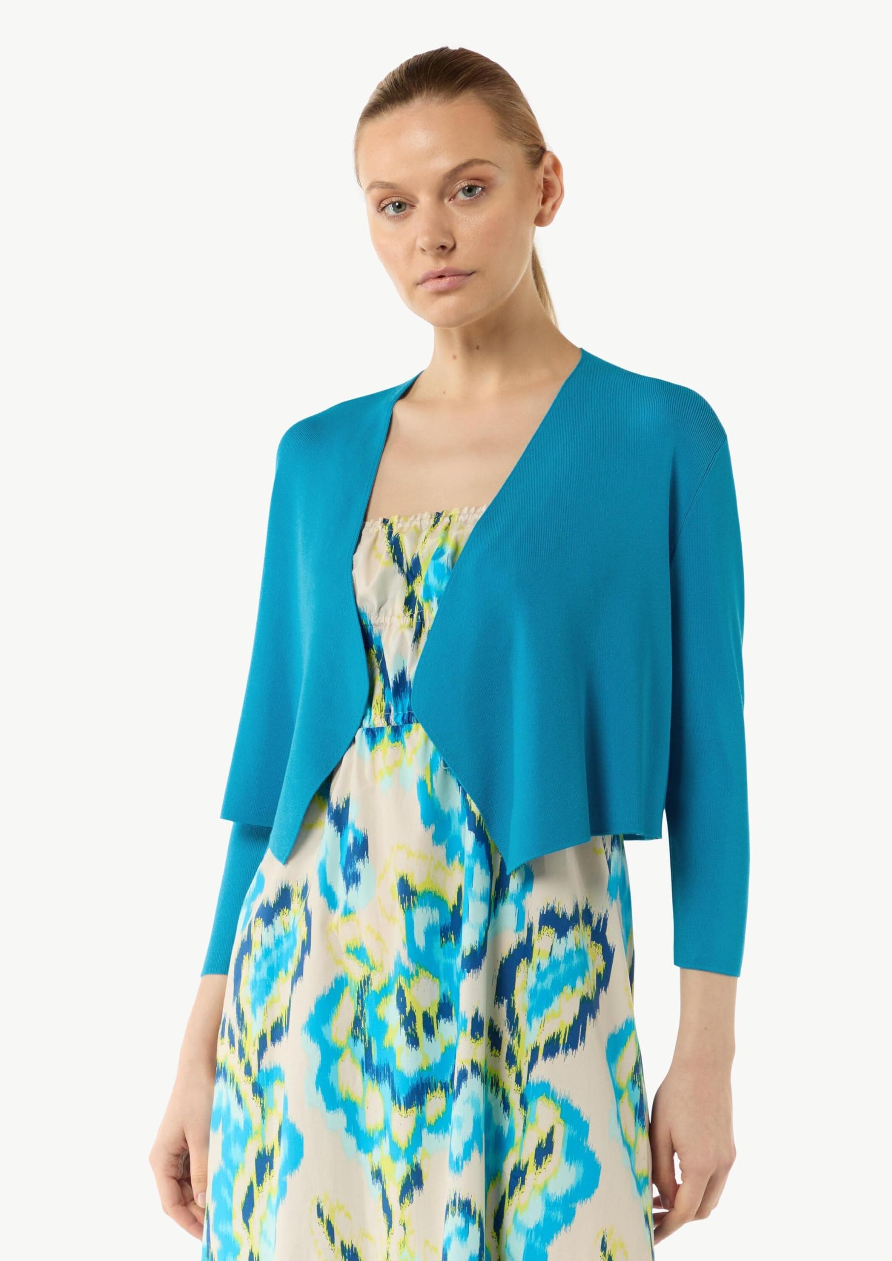 comma-verk-rzte-strickjacke-viskosemix-s-pastellt-rkis image 5