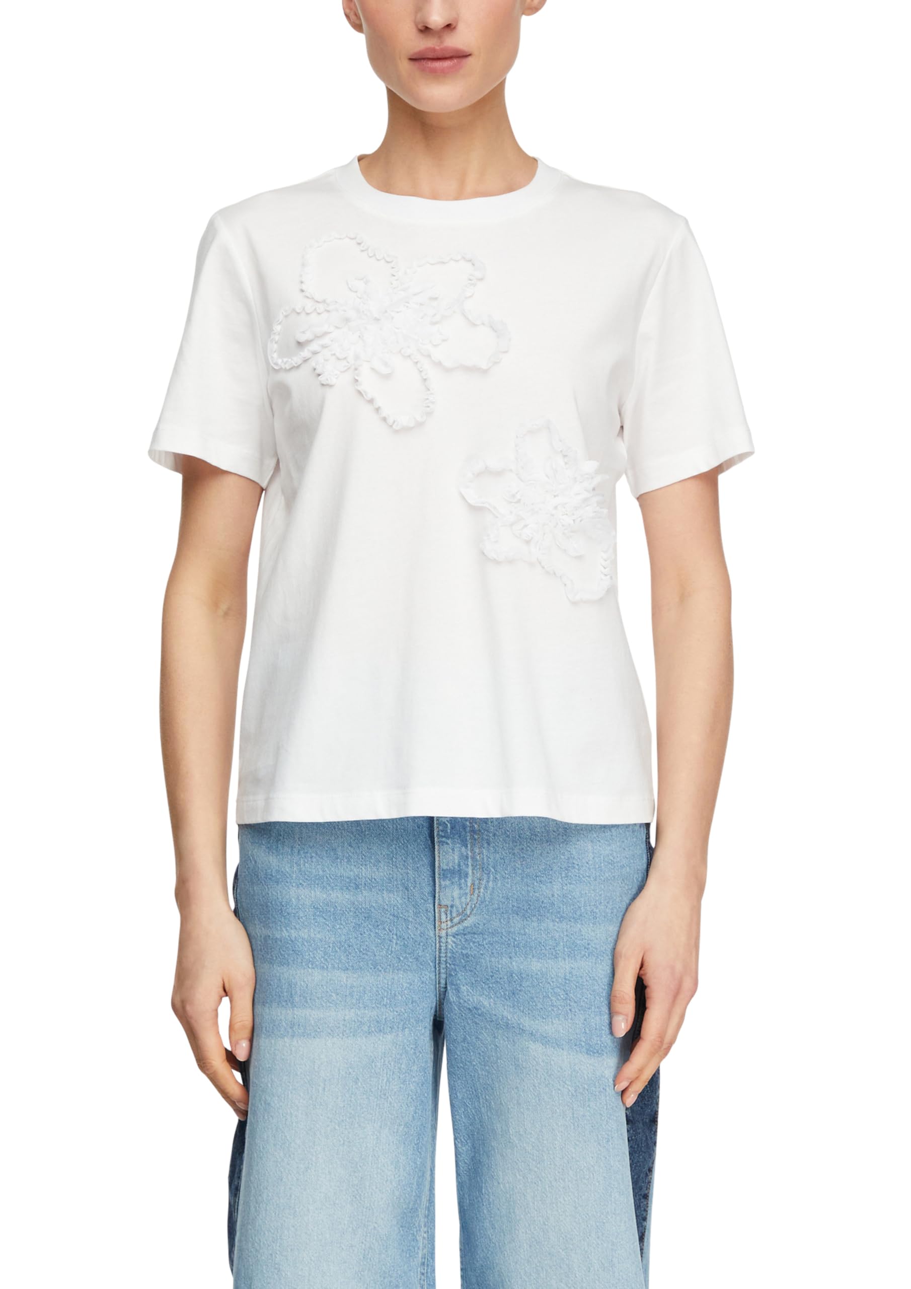 comma-t-shirt-blumenapplikationen-gr-e-36 image 1