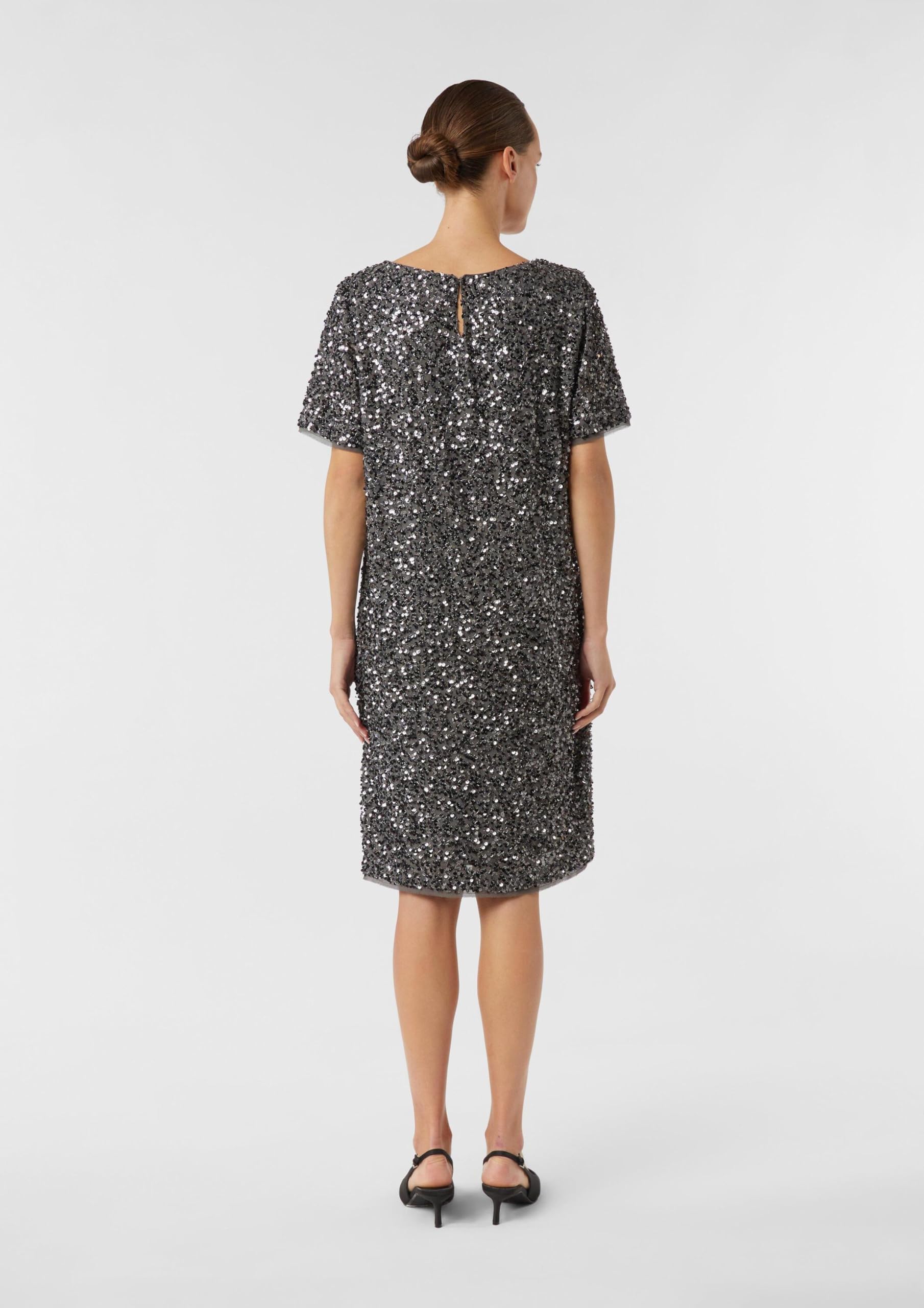 comma-paillettenkleid-kurz-damen-gr-36-t-shirt-kleid-allover image 7