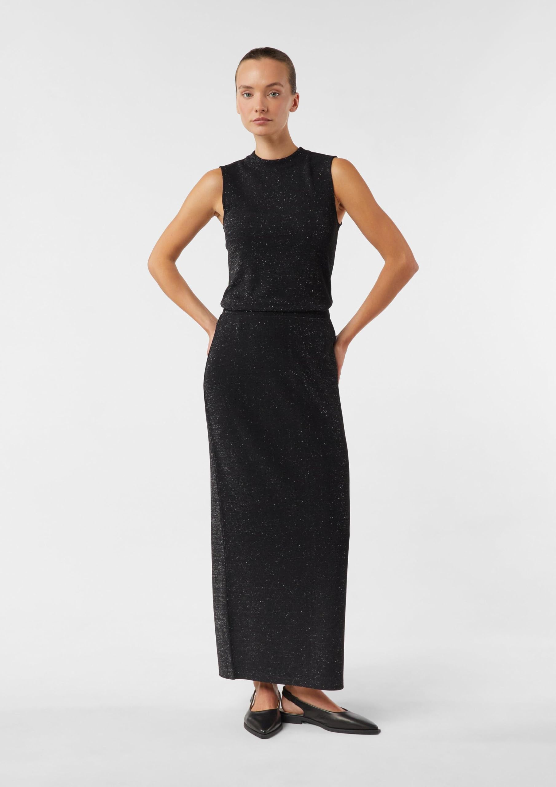 comma-jersey-rock-slim-fit-maxi-gr-42-glitzergarn-schlitz image 6