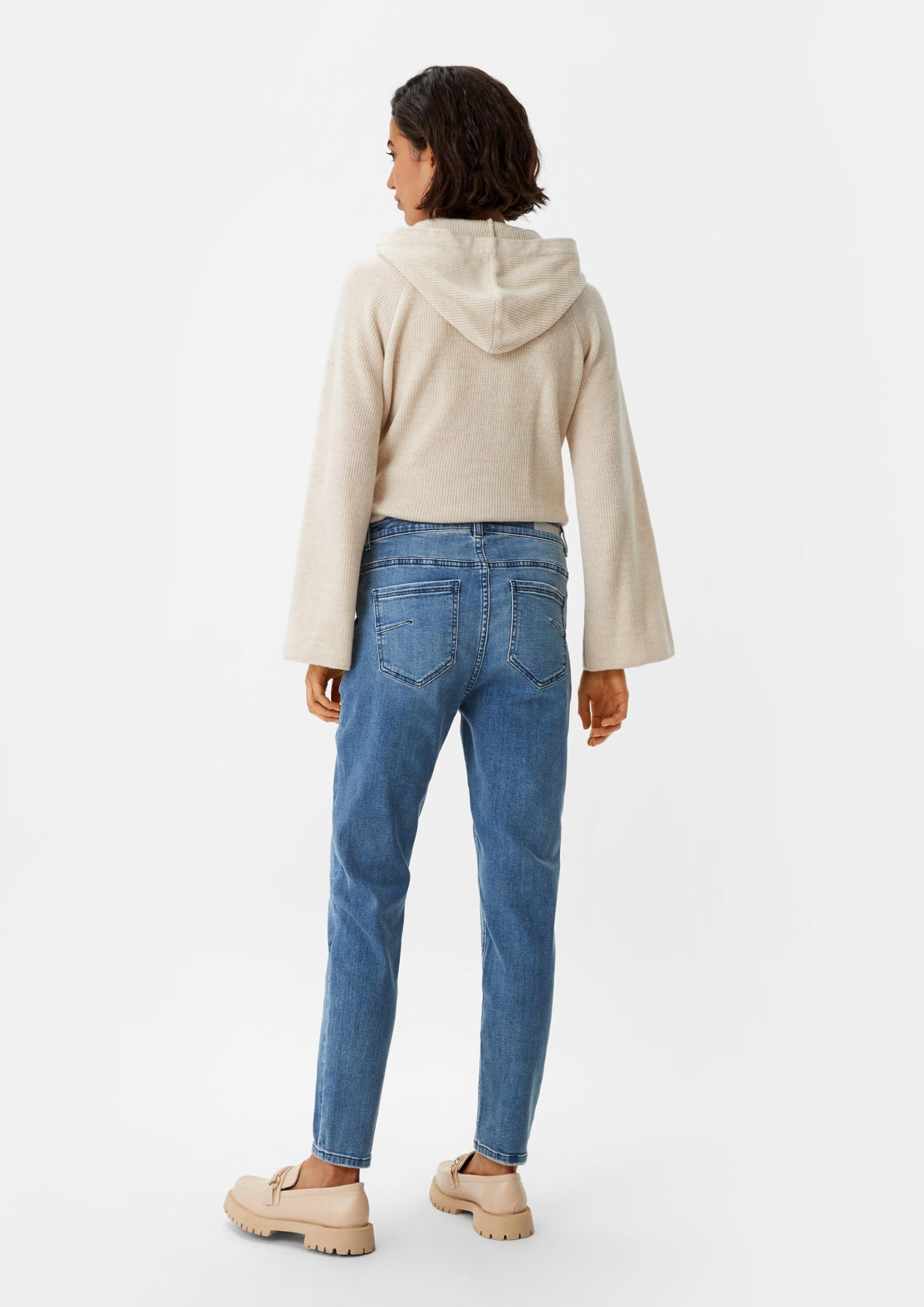 comma-regular-fit-slim-leg-jeans-denim-wascheffekt image 8