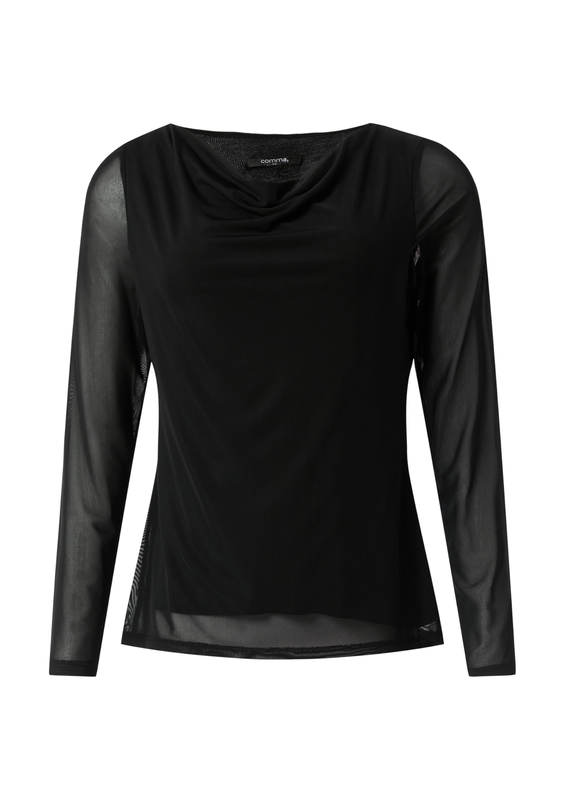 comma-longsleeve-mesh-t-shirt-damen-gr-38-langarm image 3