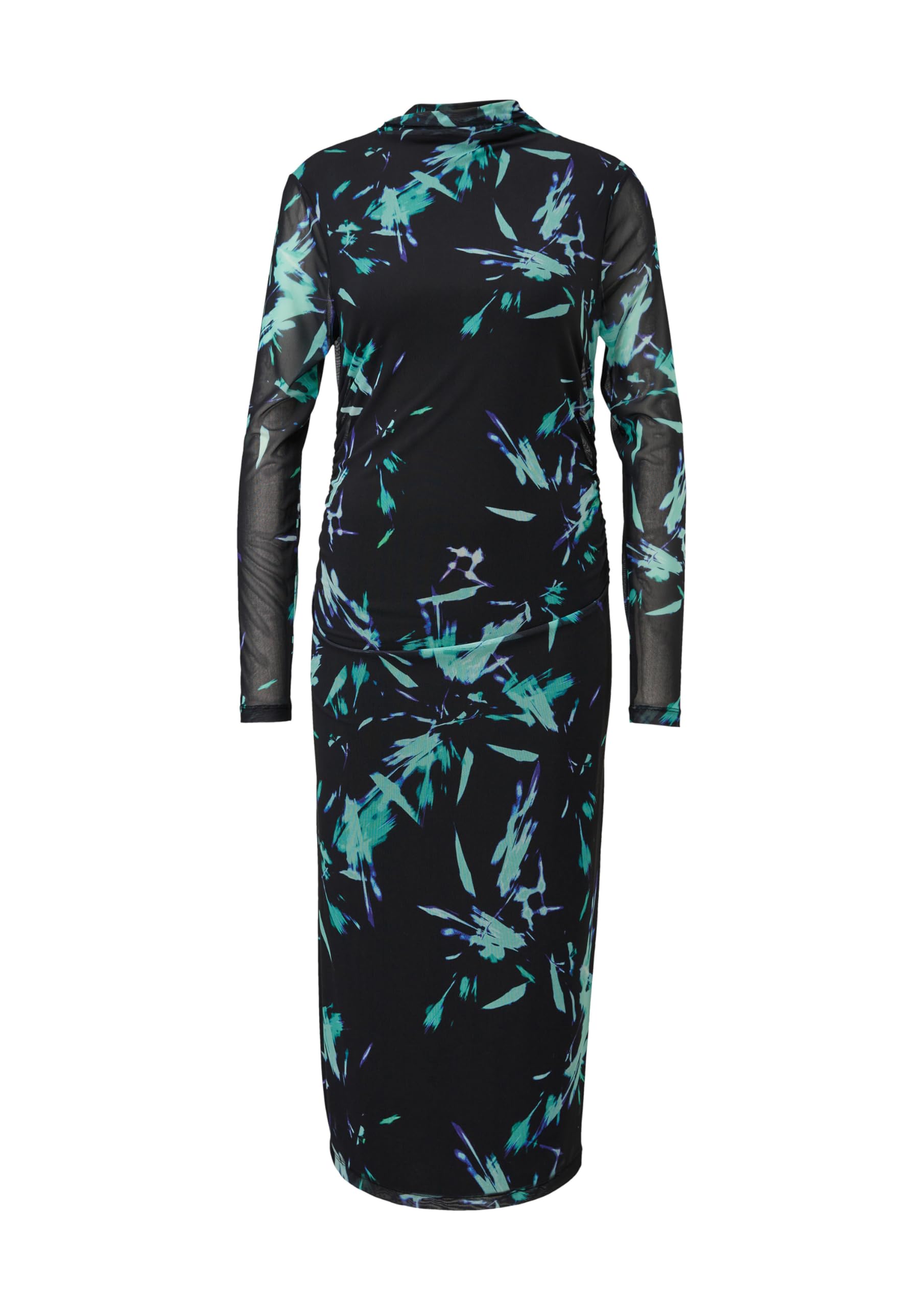 comma-midikleid-mesh-gr-38-kleid-slim-fit-allover-print image 3