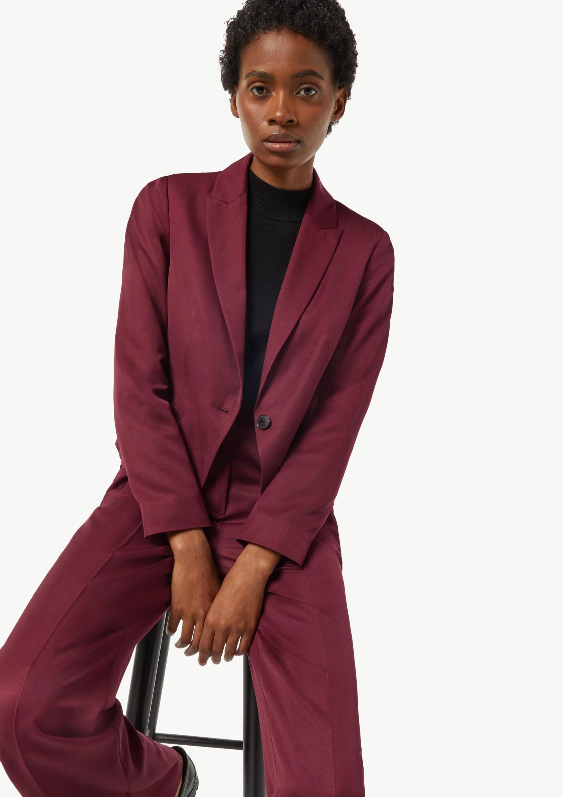 comma-blazer-kurz-damenblazer-reverskragen-business image 4