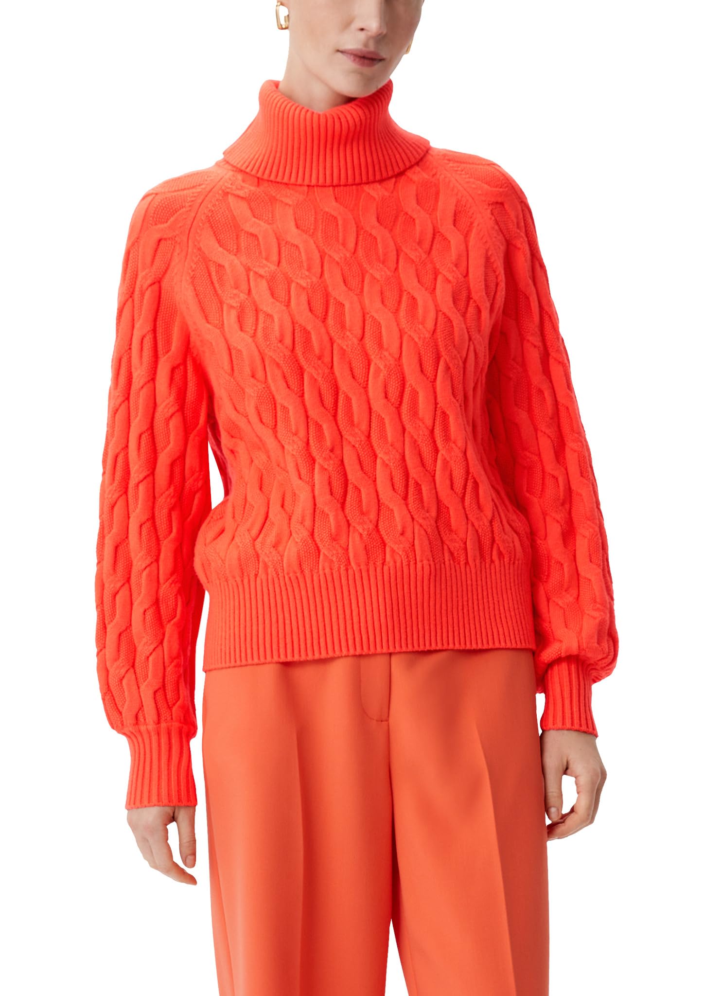 comma-pullover-strickmuster-gr-rollkragen-pfirsich image 7