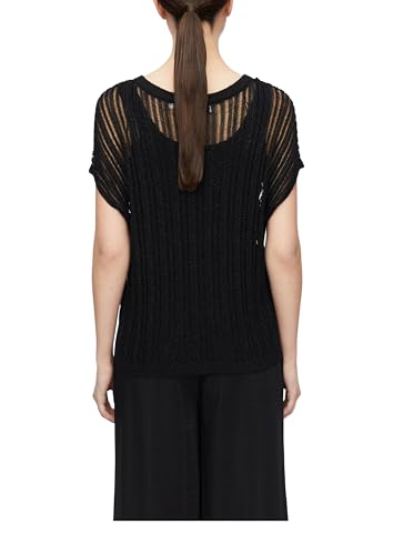 comma-poncho-strick-glitzergarn-viskosemix-relaxed-fit-s image 8