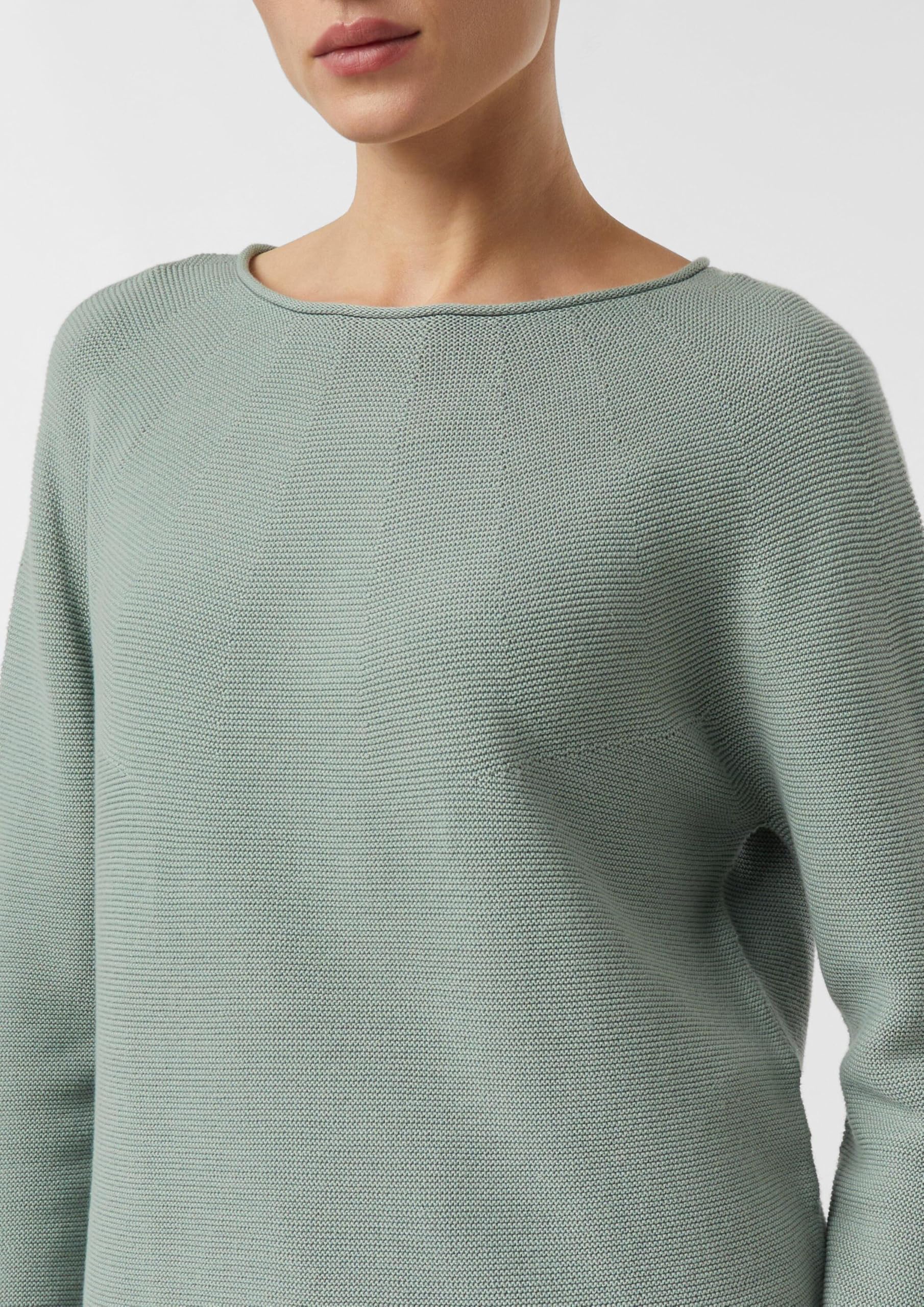 comma-strickpullover-damen-blau-relaxed-fit-strukturmuster image 5