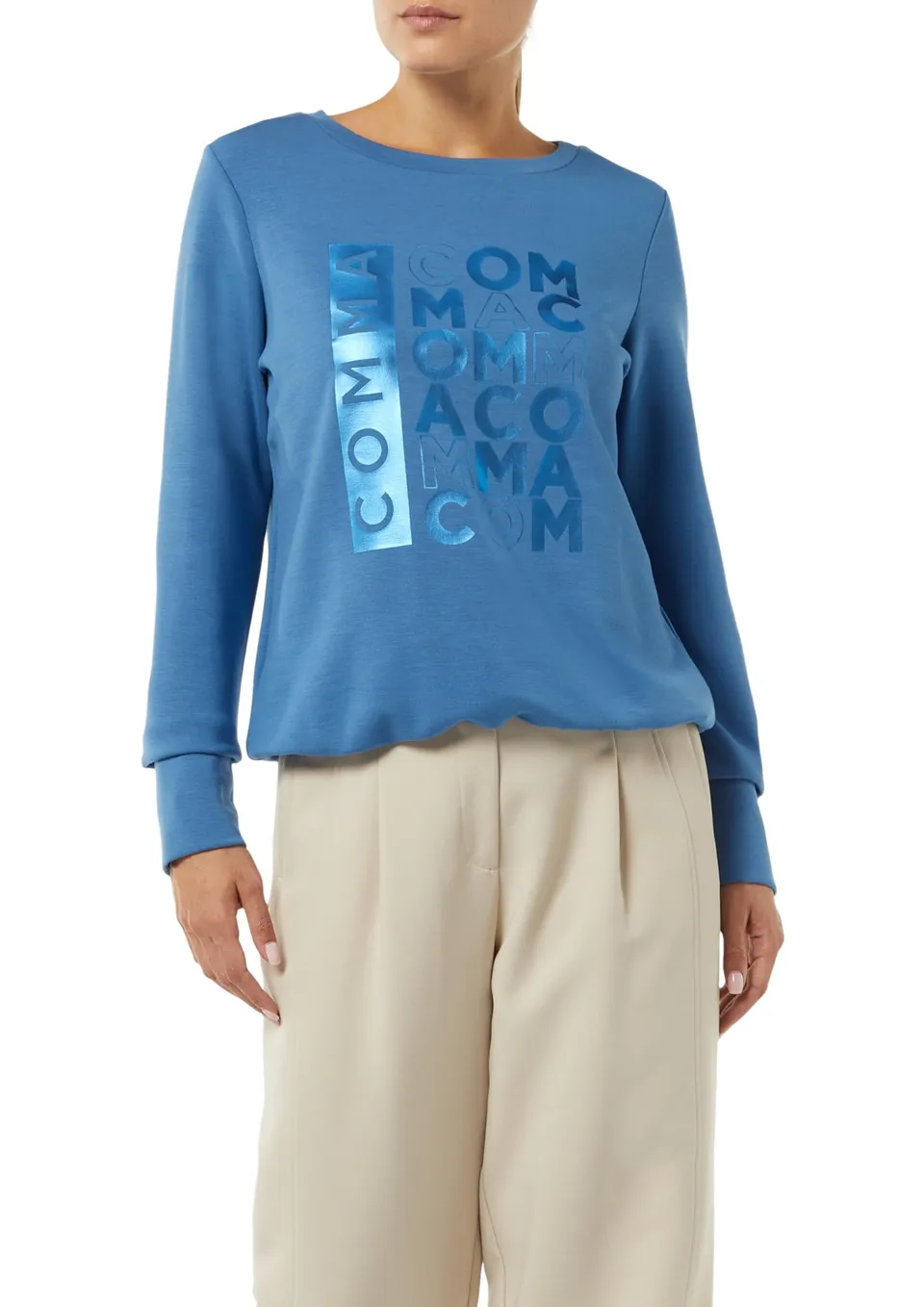 comma-2155090-sweatshirt-tunnelzug-damen-gr-34 image 1
