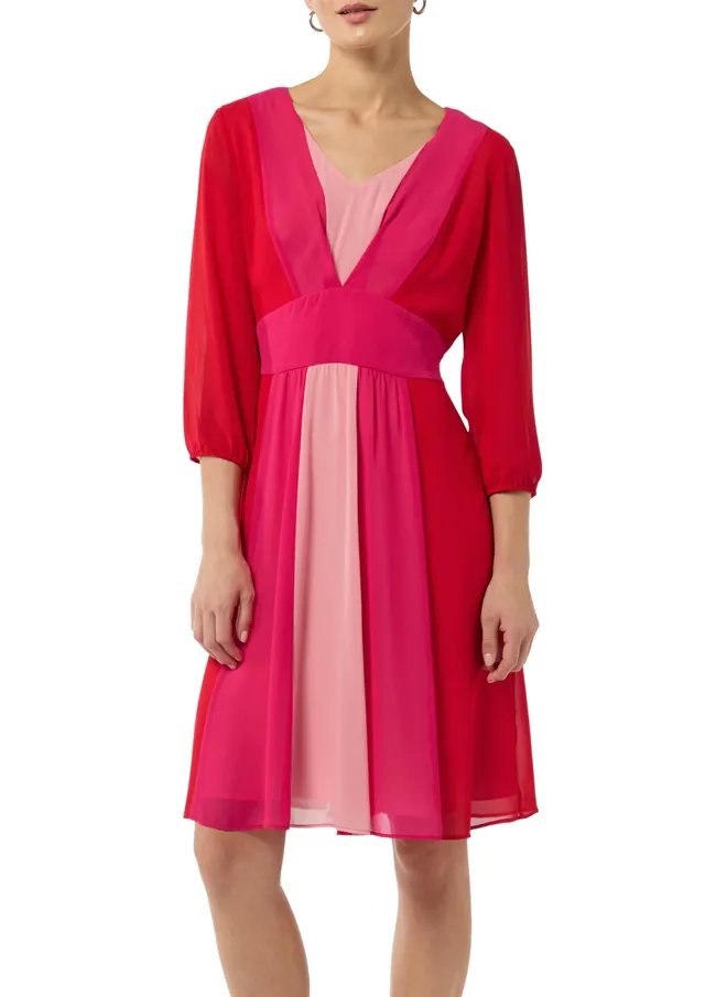 comma-kleid-bindeg-rtel-gr-e-36-v-ausschnitt image 1
