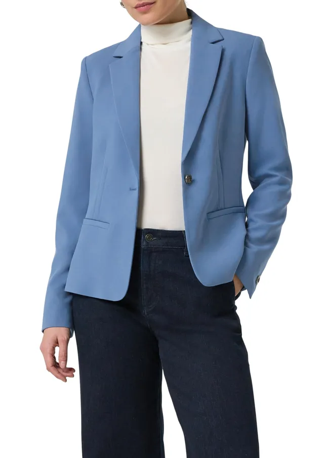 comma-kurzblazer-reverskragen-damenblazer-blau-gr-44 image 1