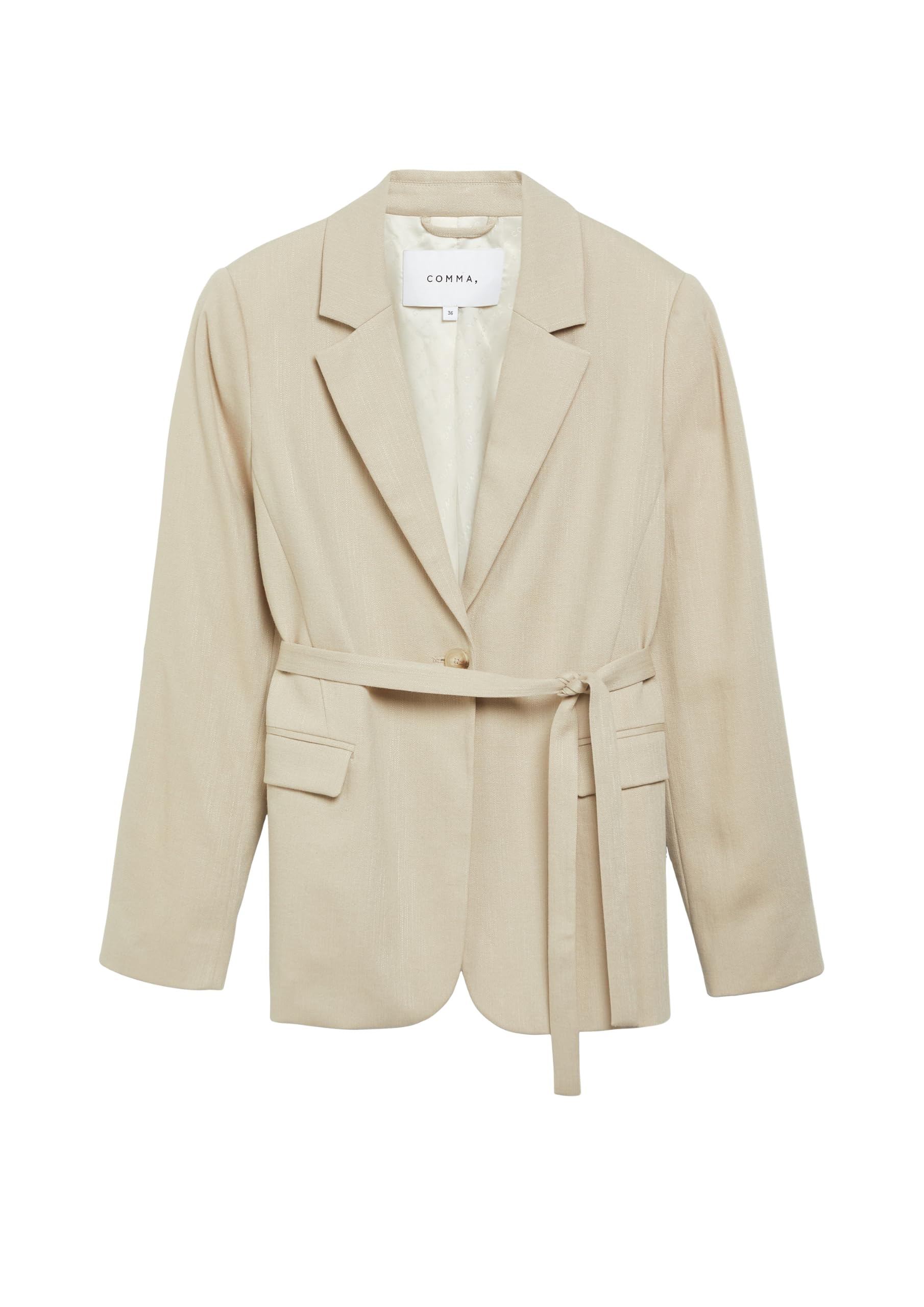comma-blazer-2183409-mit-g-rtel-damen-gr-38 image 3
