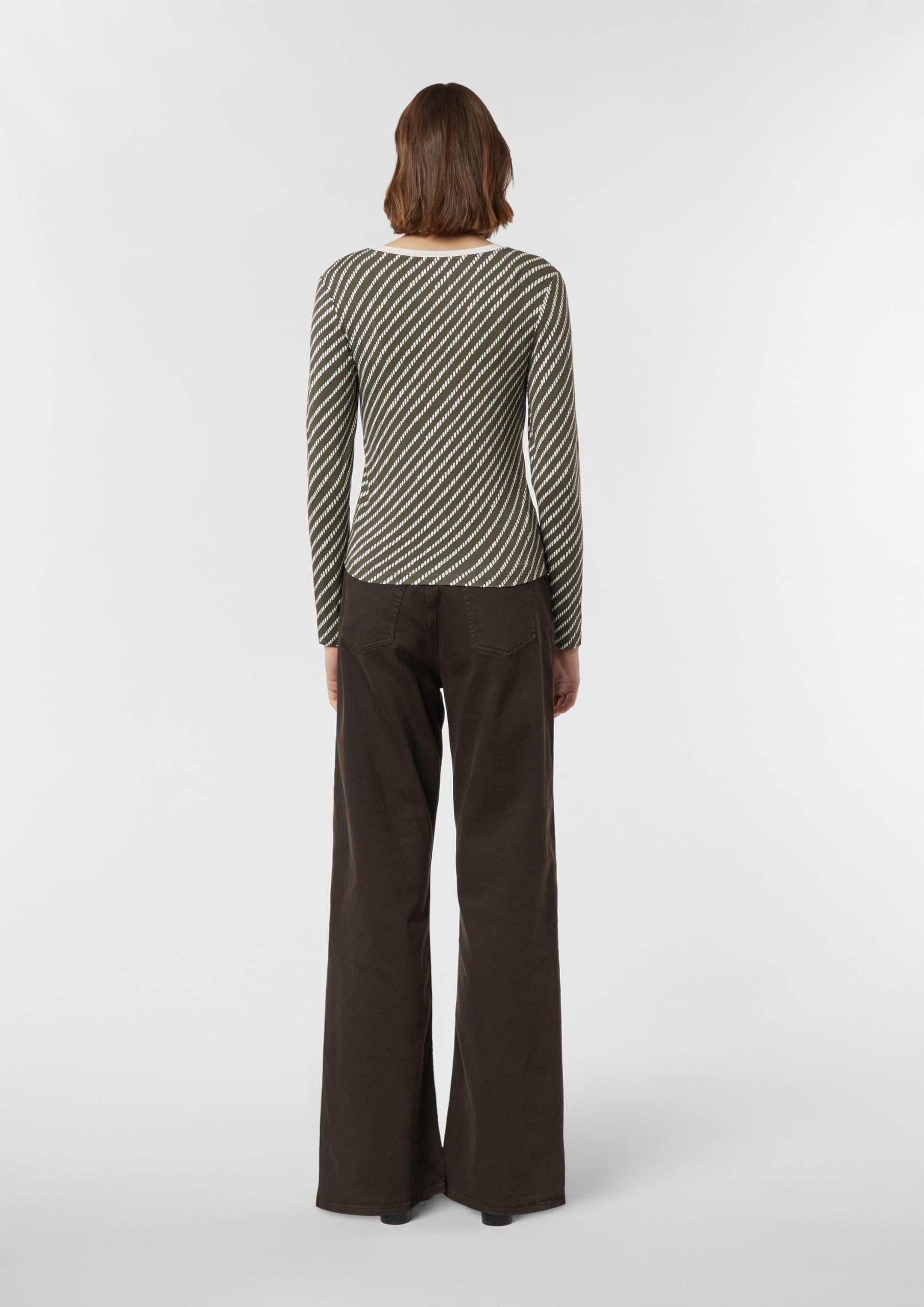 comma-langarmshirt-slim-fit-allover-muster-gr-e-34 image 7