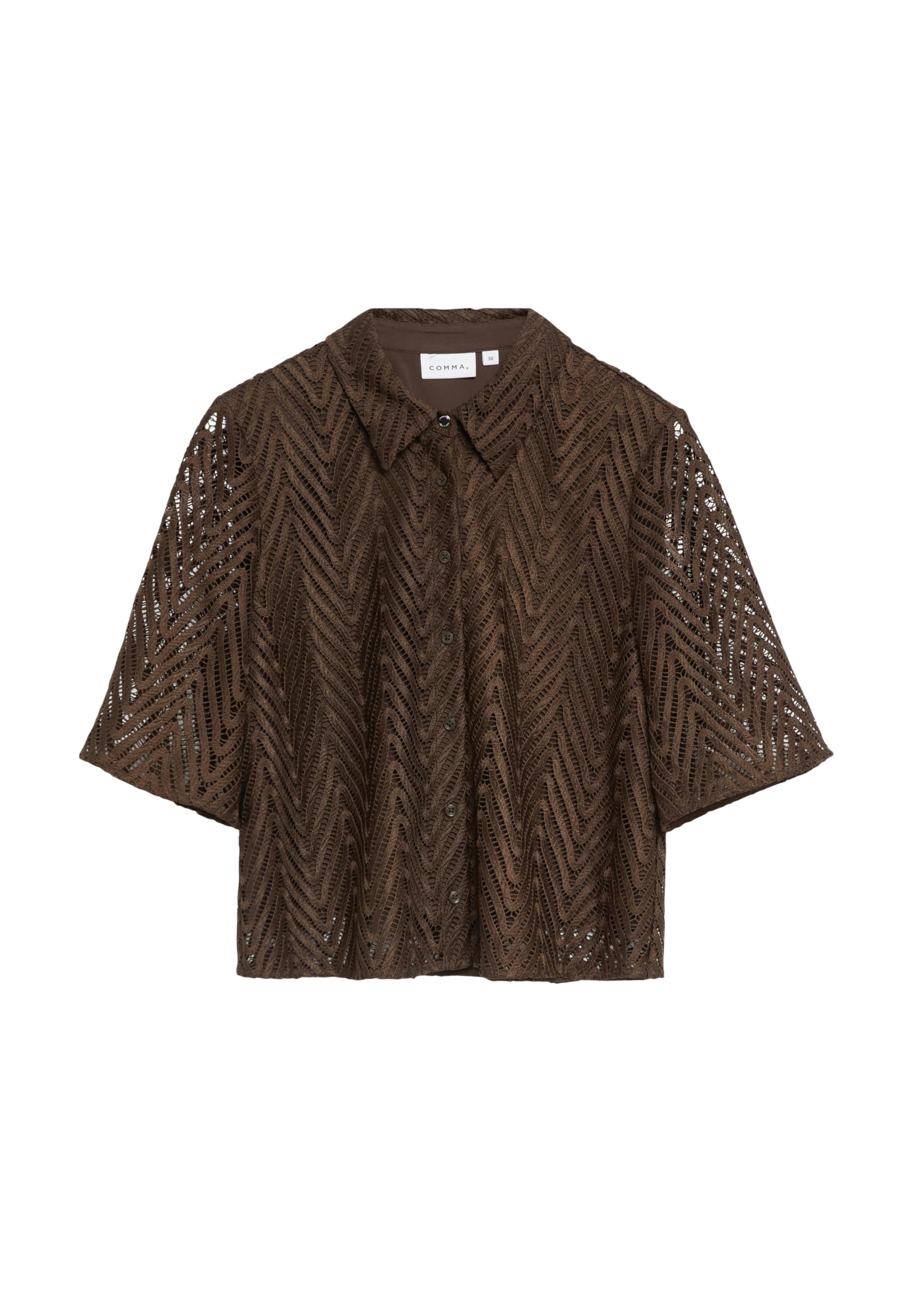 comma-blouses-spitzenbluse-viskose-wei image 3