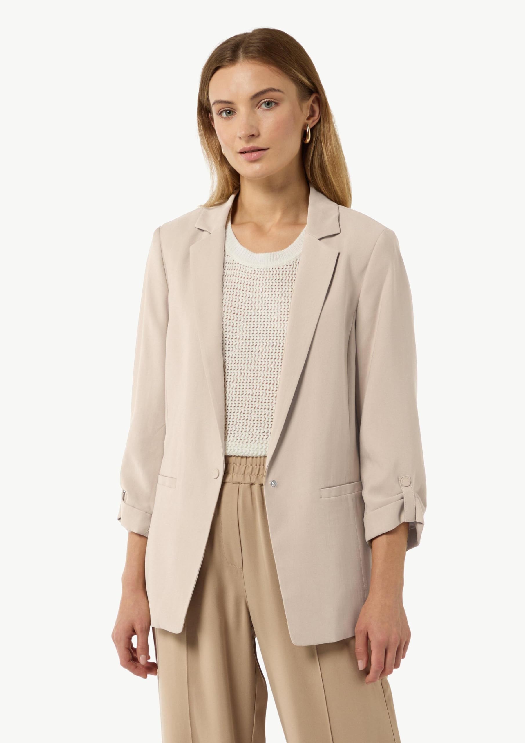 comma-blazer-viskosetwill-gr-e-36-sandstein image 5