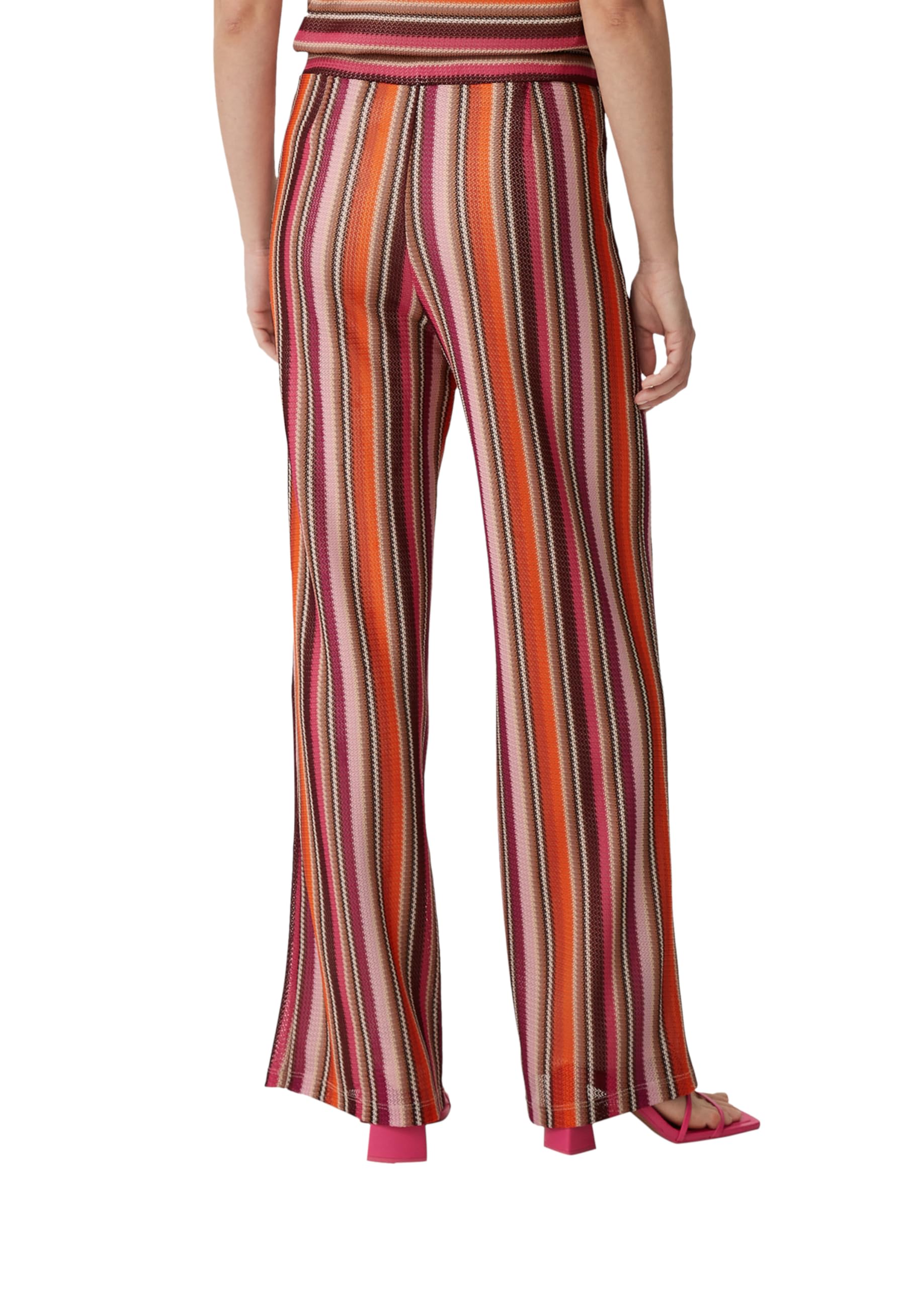 comma-trousers-2131495-hose-gr-36-streifen-lochmuster image 2